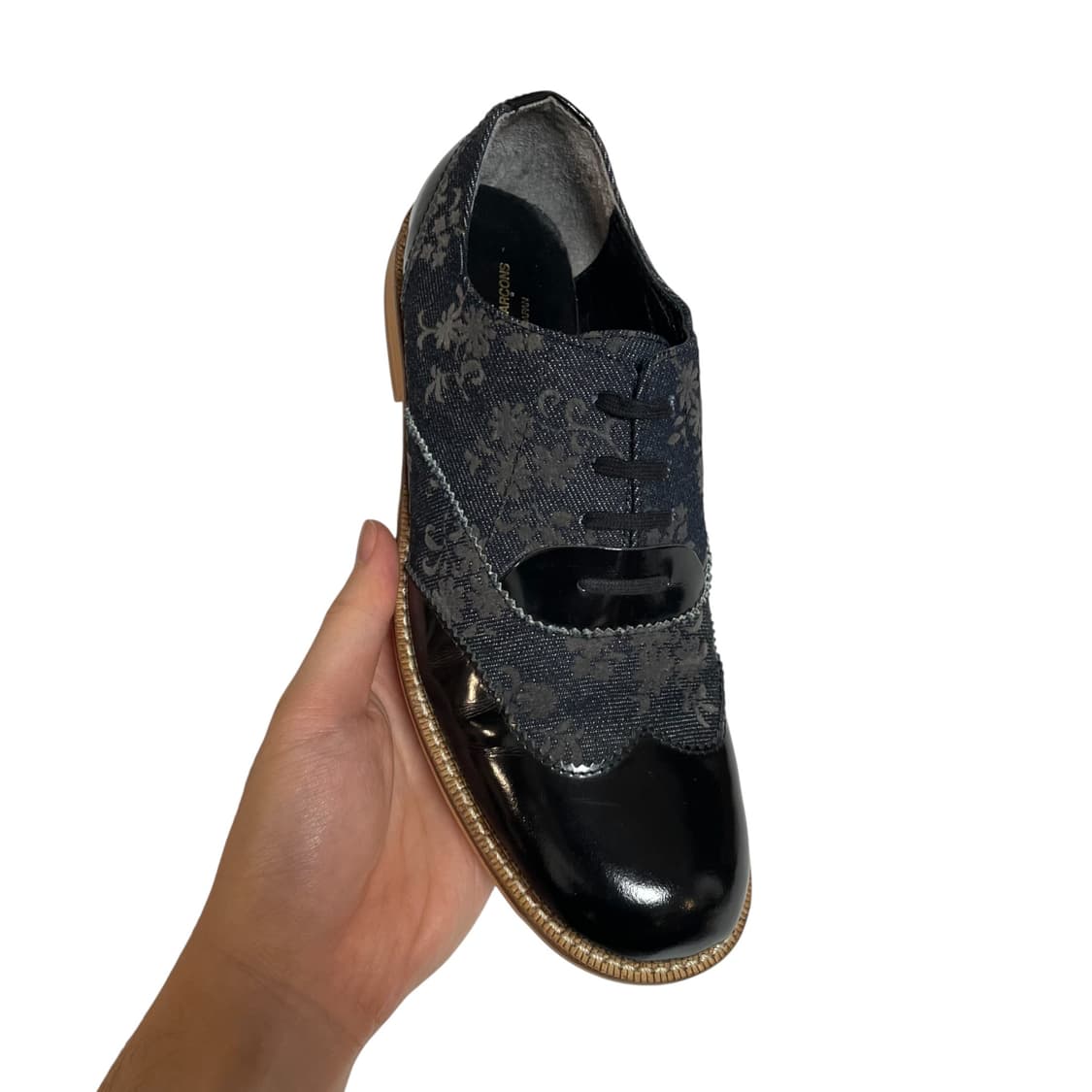 트리콧 꼼데가르송 플로럴 패턴 슈즈 상품이미지7