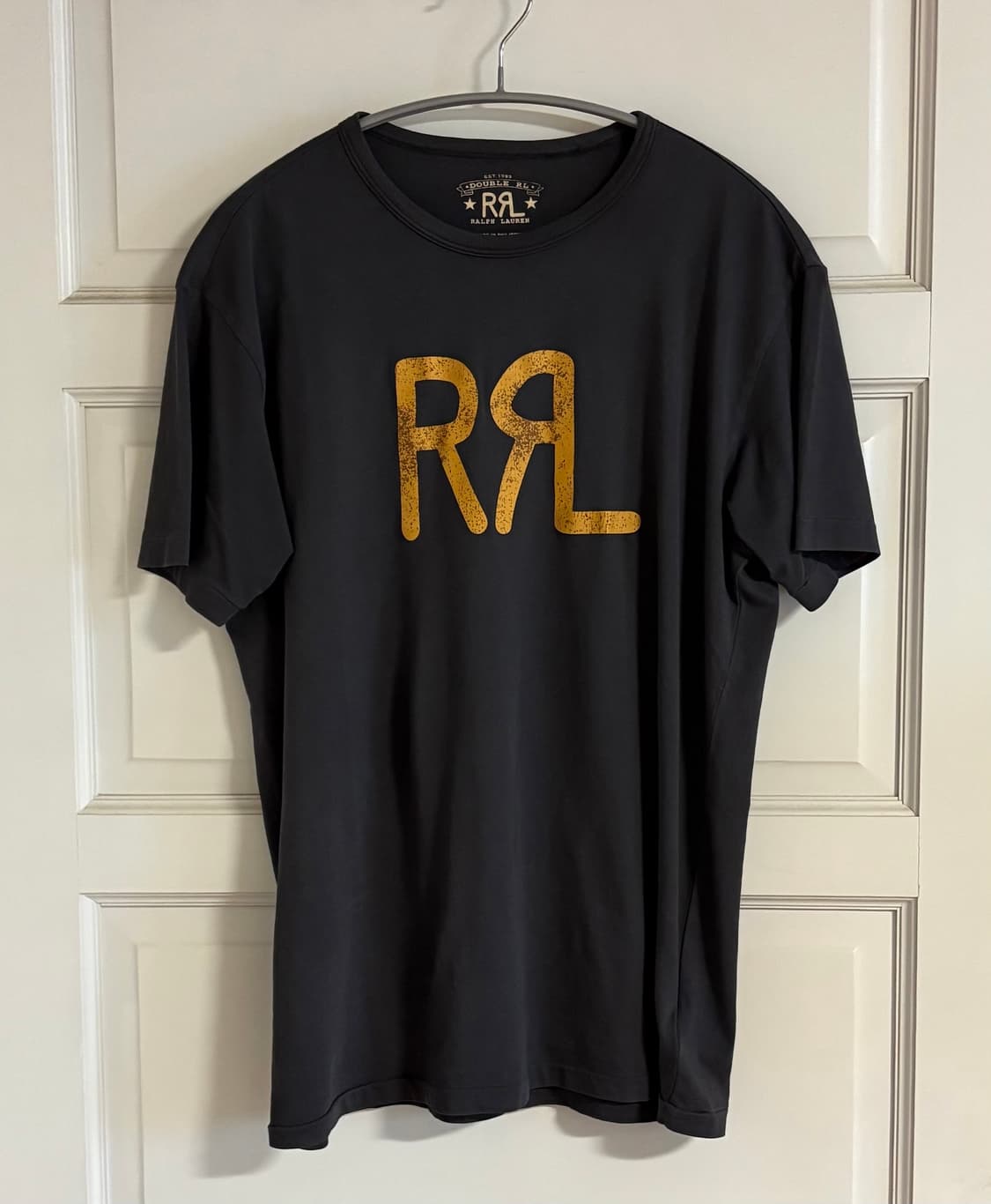 RRL 남성 로고 코튼 저지 티셔츠 상품이미지1