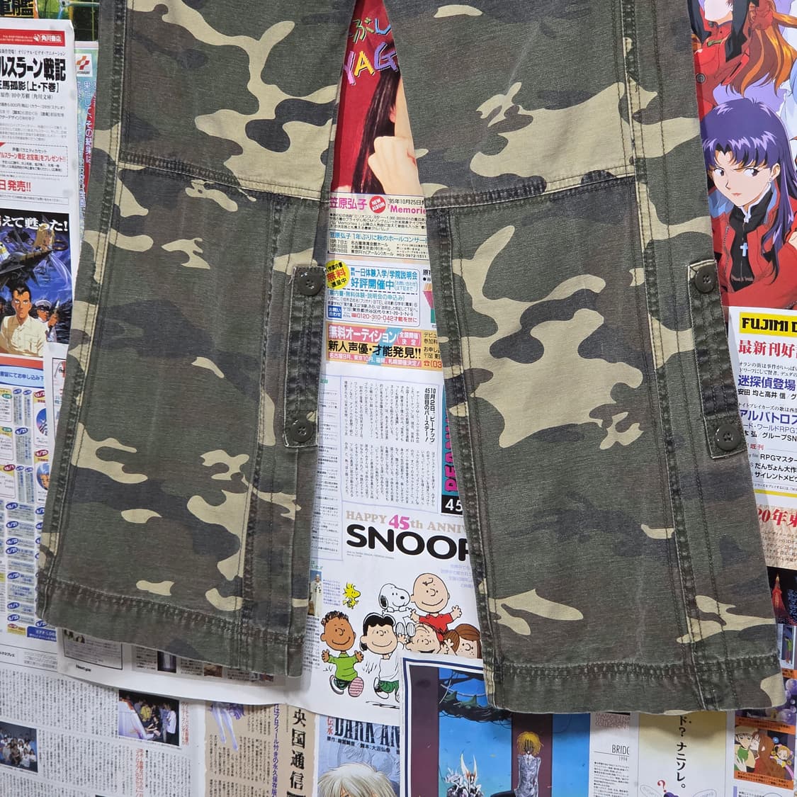 빈티지 카모 밀리터리 부츠컷 팬츠 상품이미지6