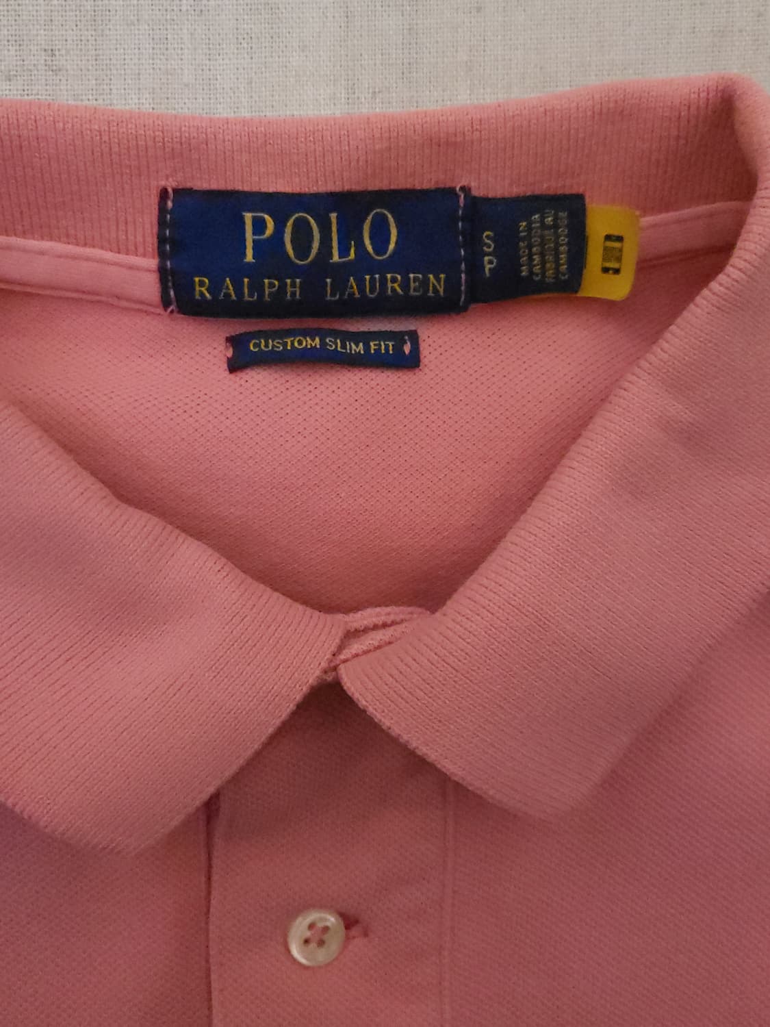 폴로 랄프로렌 빅포니 피케 반팔티 핑크 s 상품이미지4