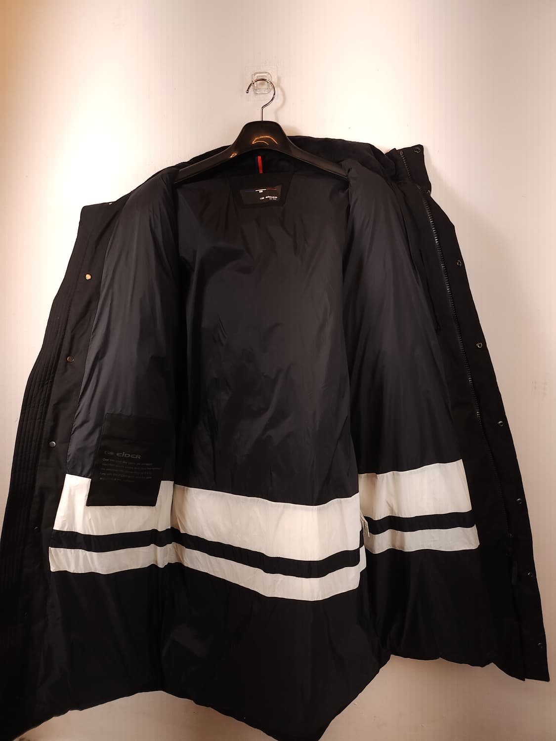 아이더 구스롱패딩 블랙 100 L 상품이미지6