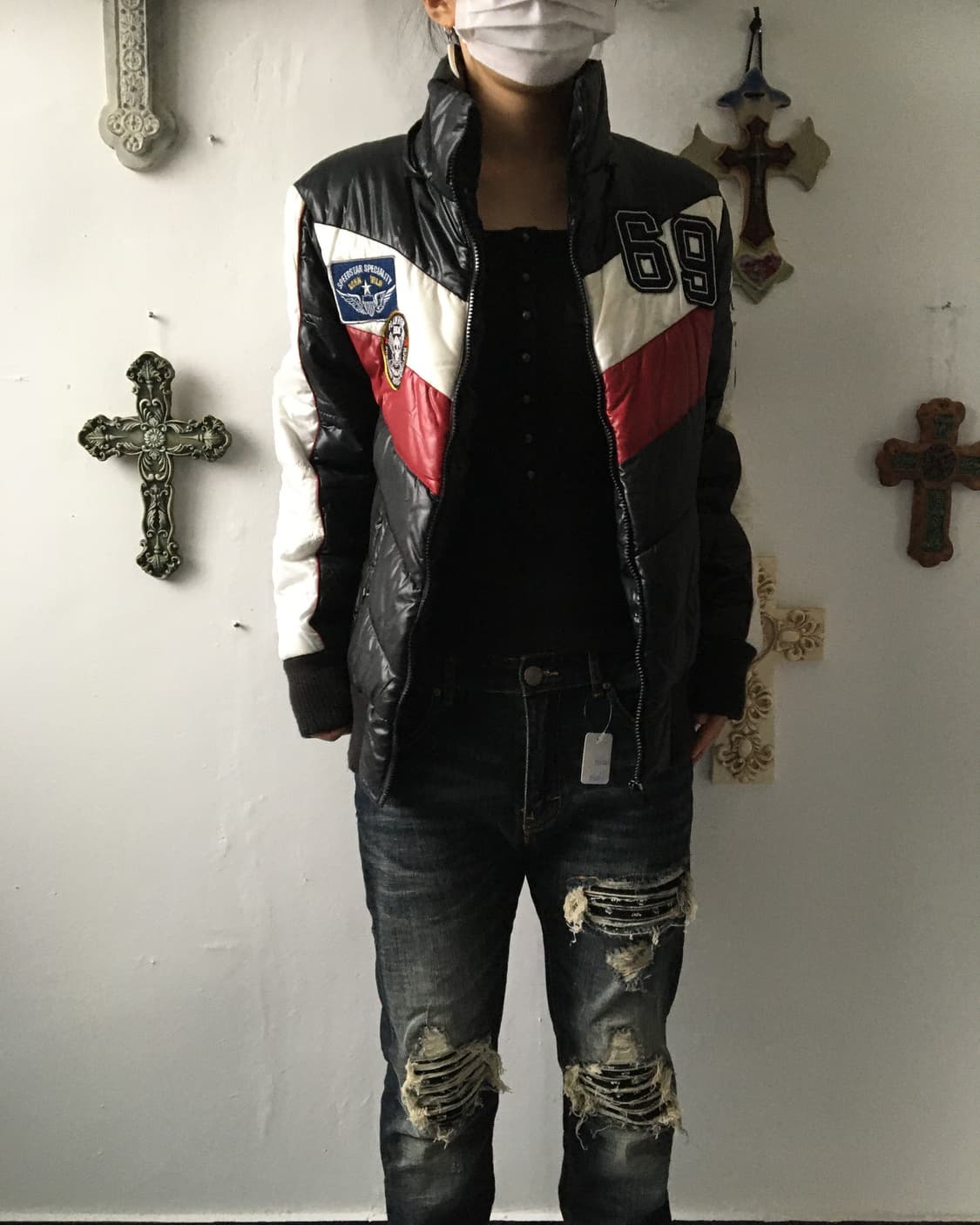 Racing mood high neck jumper 상품이미지6