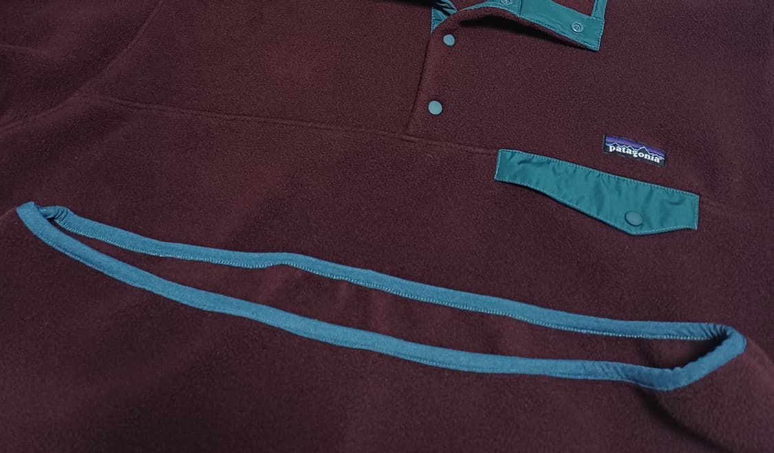 [L] 파타고니아 신칠라 스냅티 버건디 브라운 상품이미지6