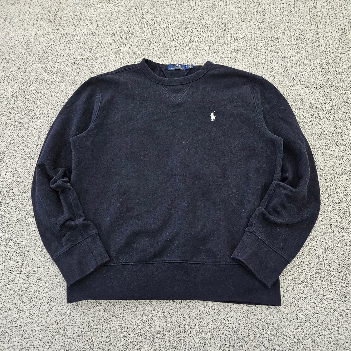 [M] 폴로 랄프로렌 스몰로고 기모 네이비 맨투맨 0102YH1 상품이미지2