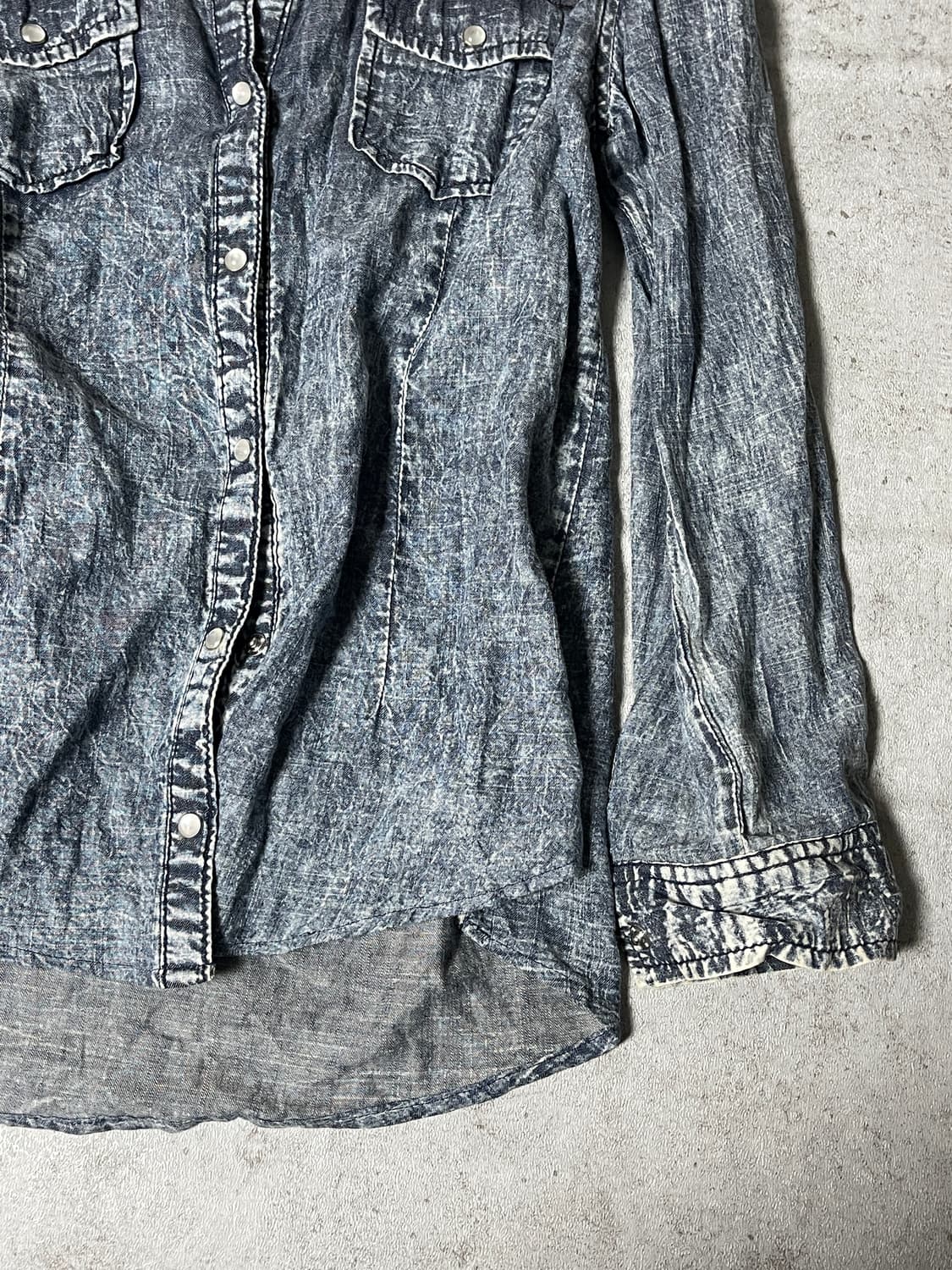 (Unknown)stone washed shirts 상품이미지3