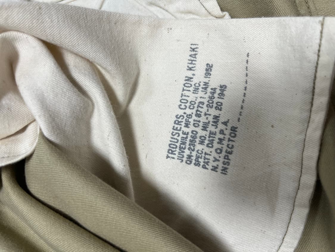 M45 미군 오피서 치노팬츠(52년생산,28-30) 상품이미지5