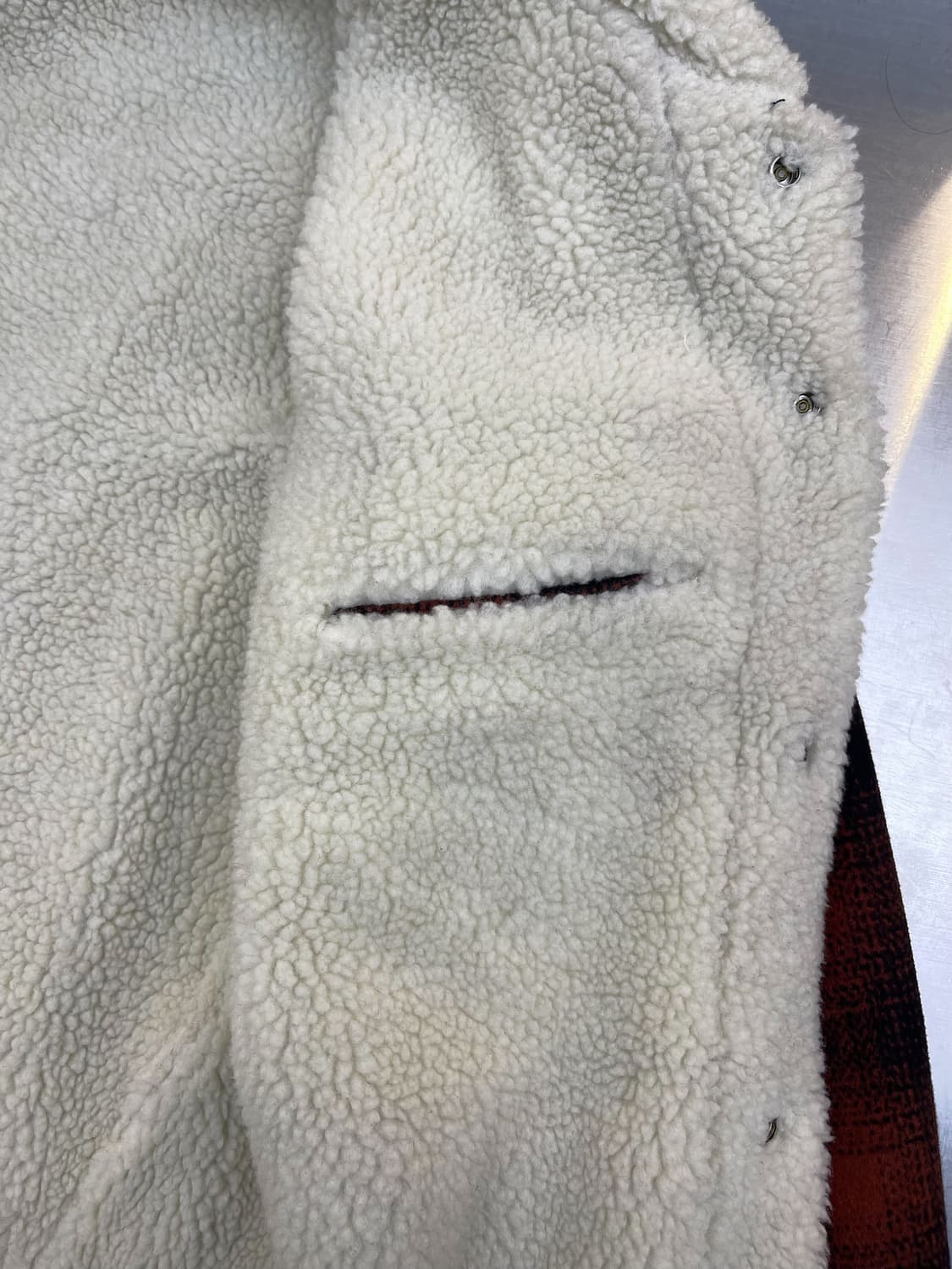 리바이스 타탄 체크 쉐르파 트러커 자켓 상품이미지7