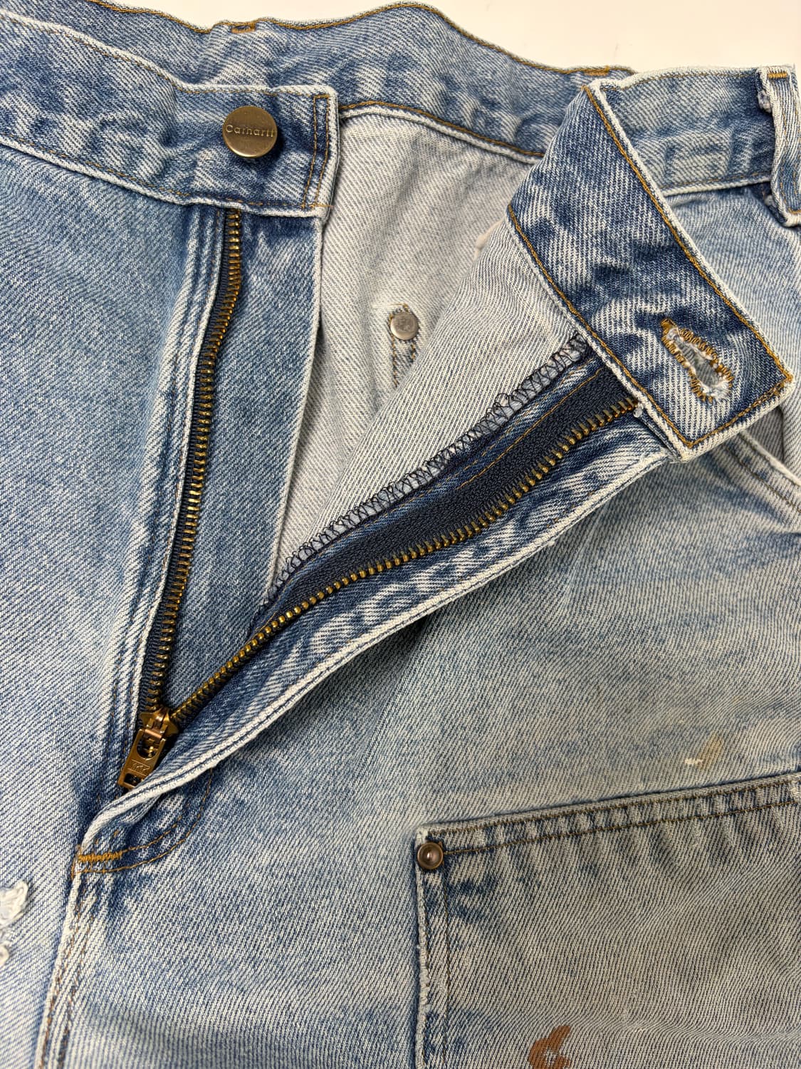 00s Carhartt Double Knee Work Denim 상품이미지7