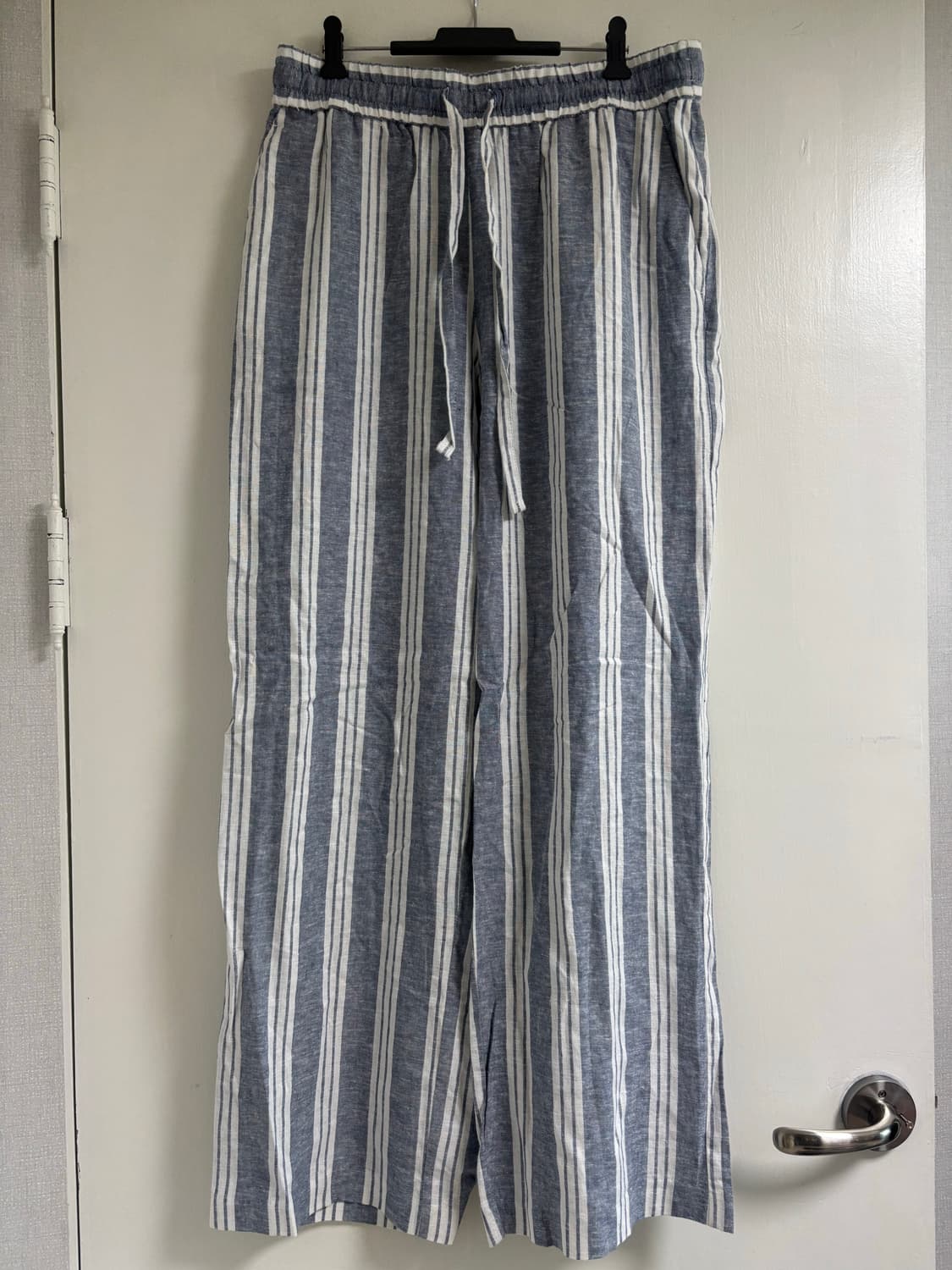 ZARA 스트라이프 와이드 밴딩 팬츠 상품이미지1
