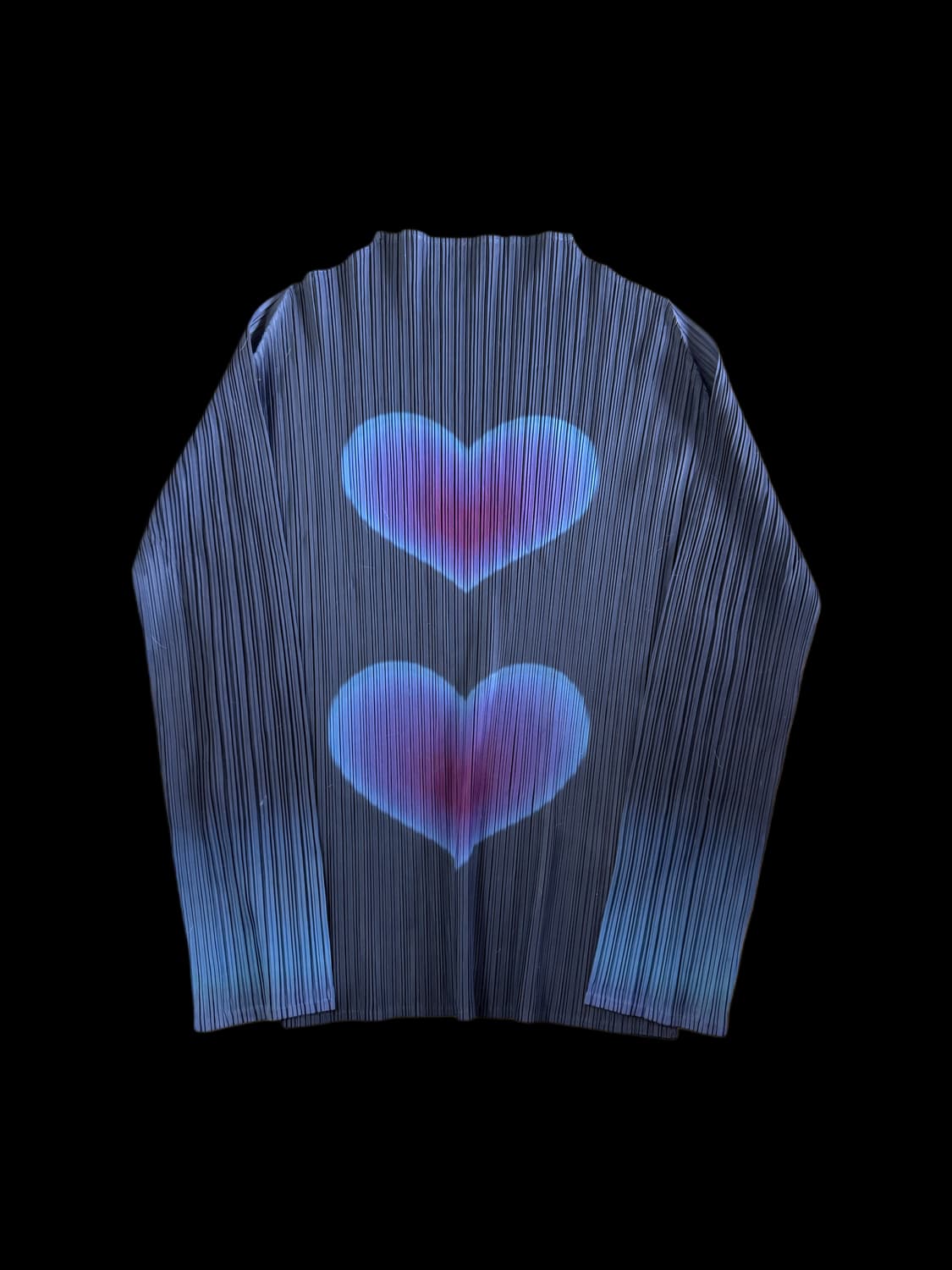 플리츠 하트 프린팅 탑 상품이미지1