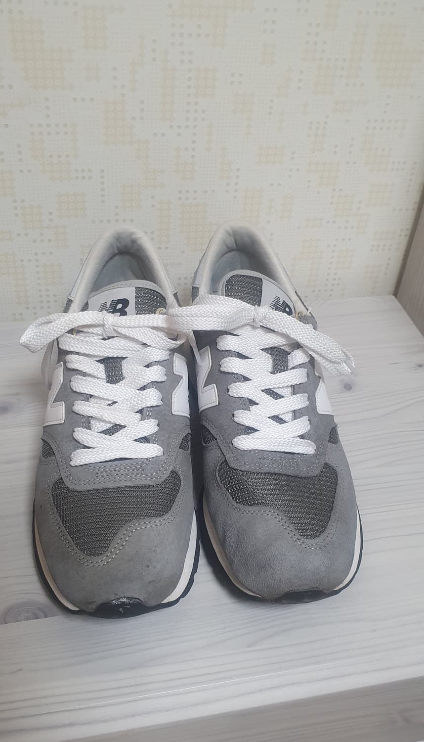 [265] 뉴발란스 990v1 그레이 화이트 265사이즈  상품이미지4