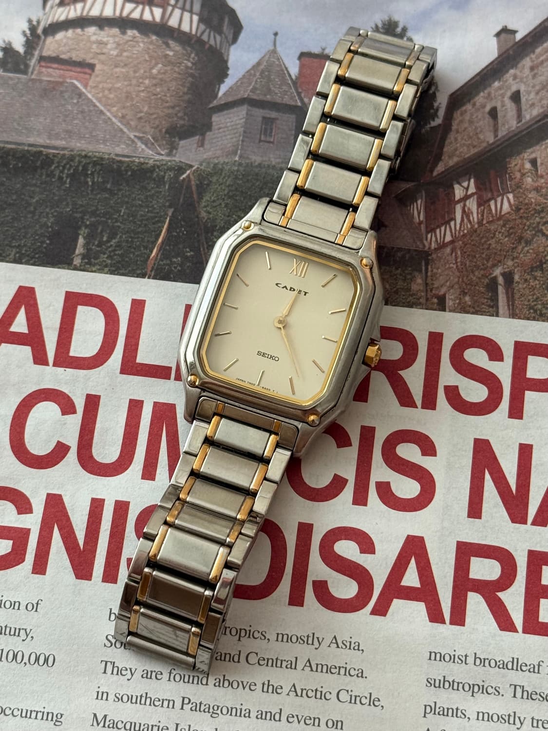 Seiko 세이코 Cadet 스퀘어 콤비 상품이미지1