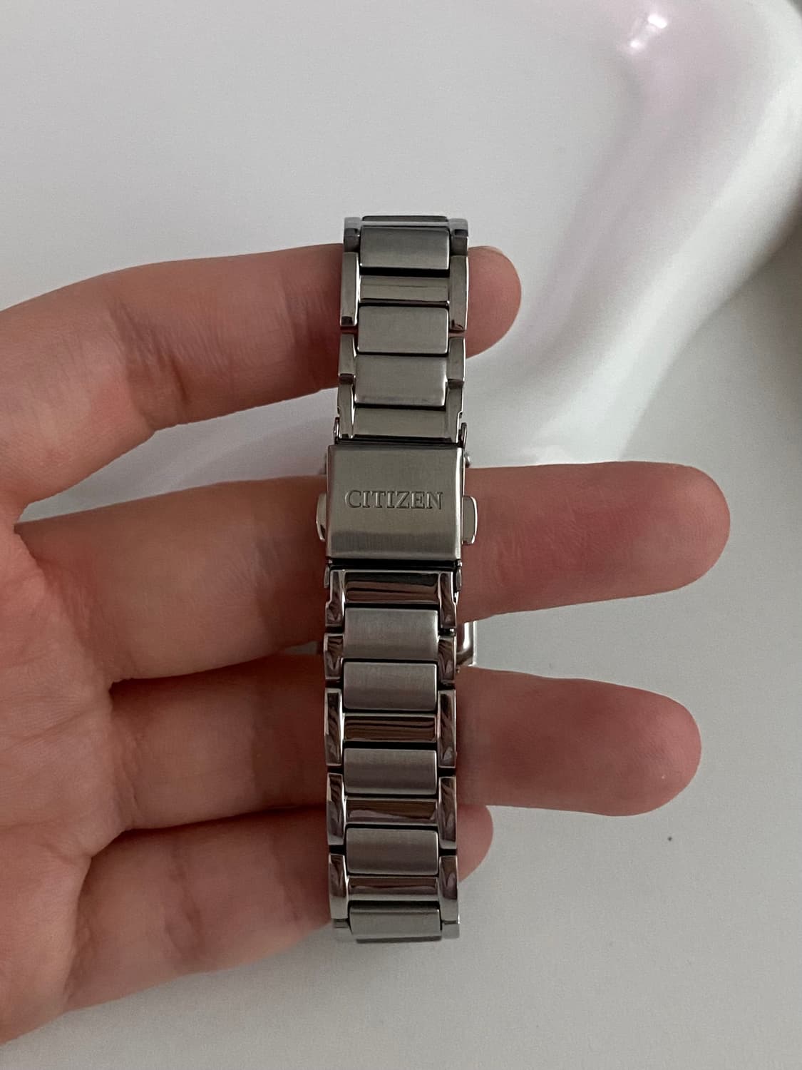 Citizen 시티즌 Eco-drive 에코드라이브 렉탱클 쿼츠 상품이미지6