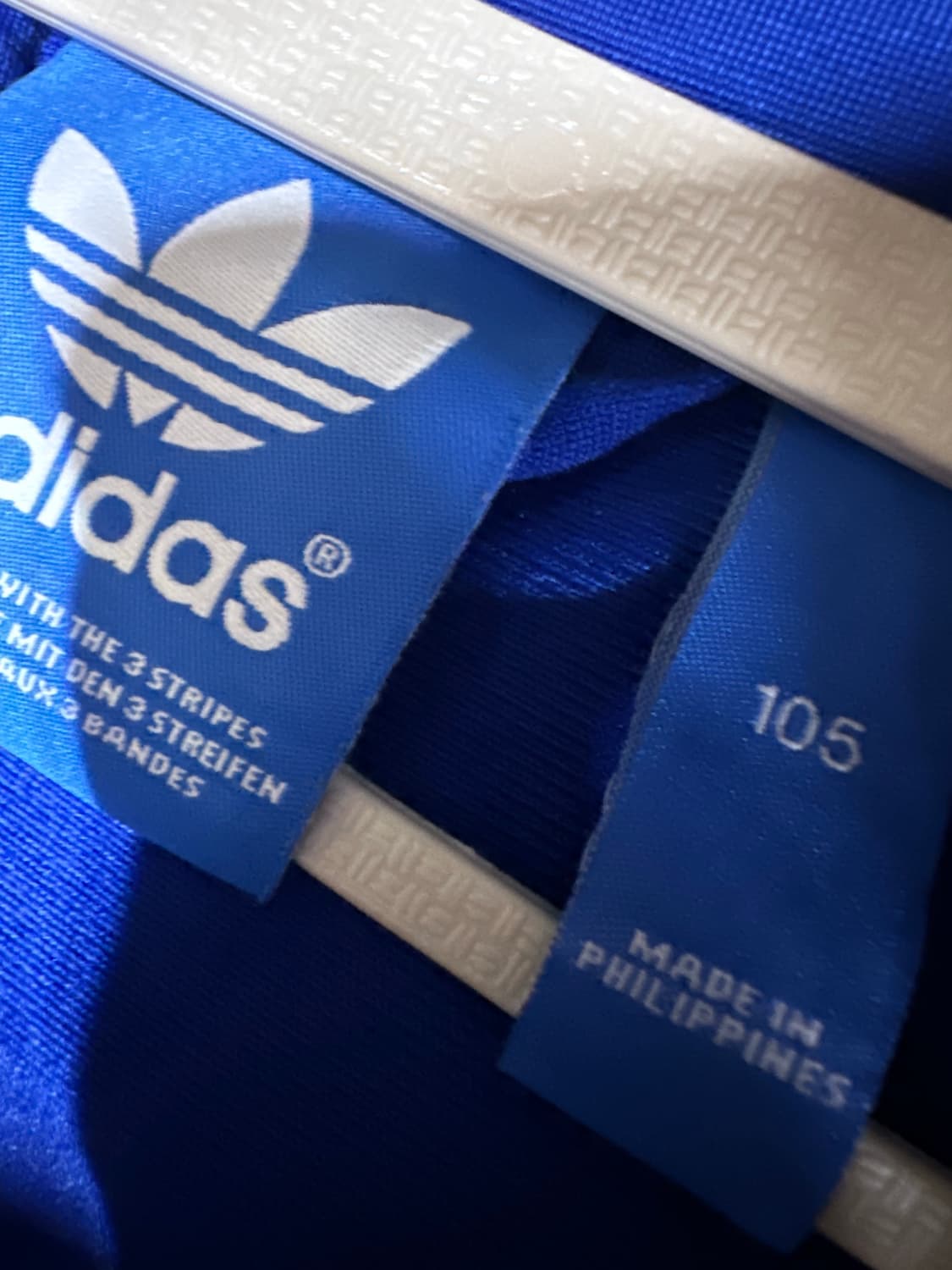 아디다스져지 아디다스 파이어버드 블루 구파이어버드 트랙탑 불꽃져지완료 상품이미지4