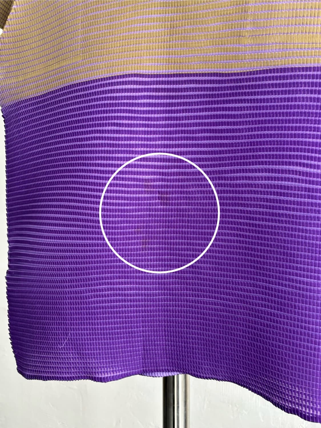 Issey Miyake 이세이미야케 옐로우-퍼플 테노이드 플리츠 라인 반 상품이미지9