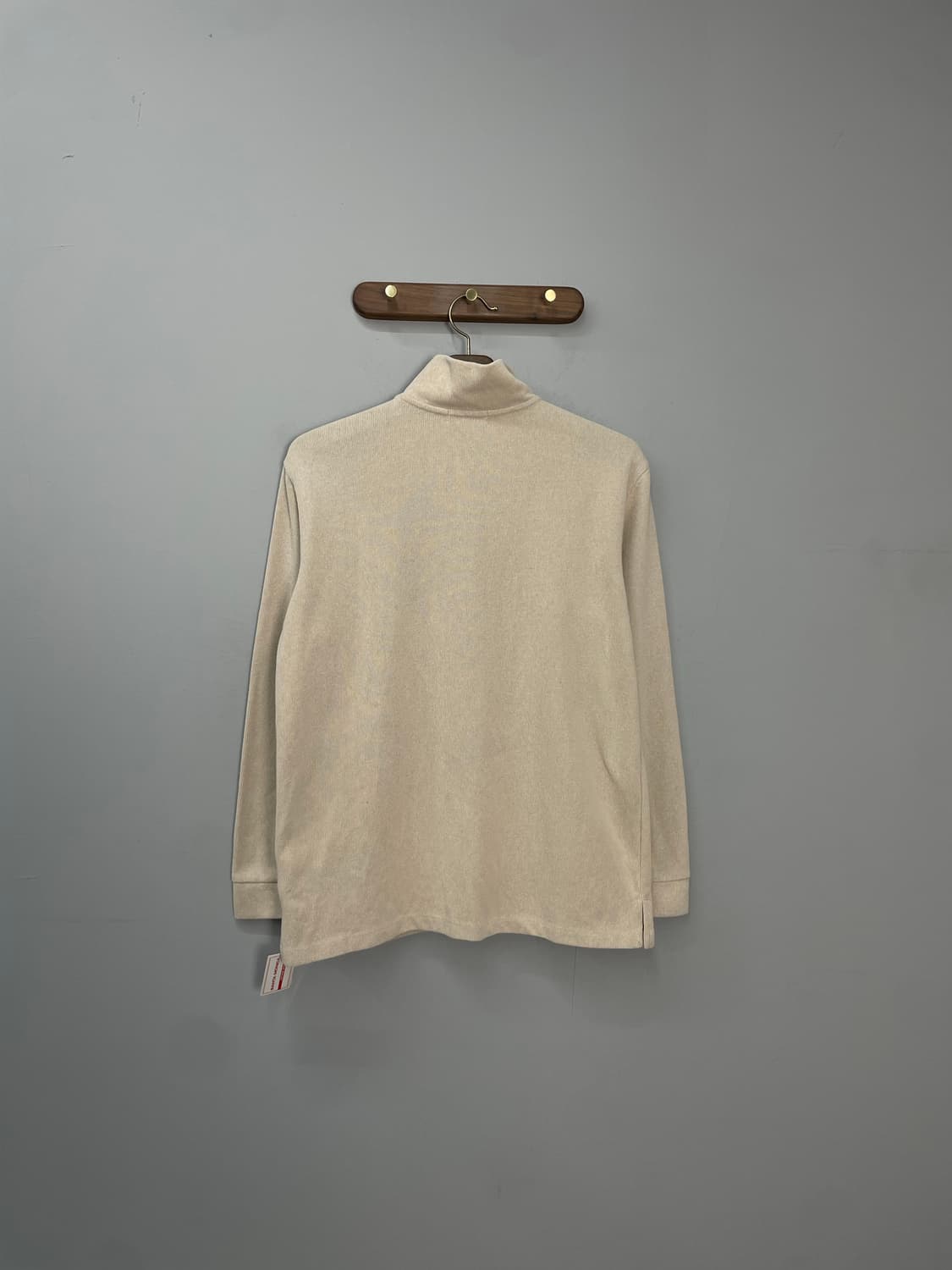 폴로 랄프로렌 베이지 코튼 하프 집업 스웨터 H1362 상품이미지4