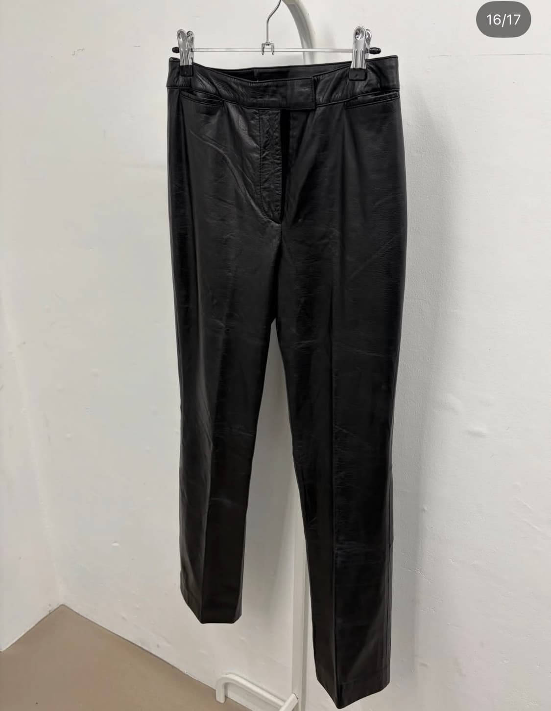 아야즈 리얼 레더 슬림 팬츠 상품이미지4