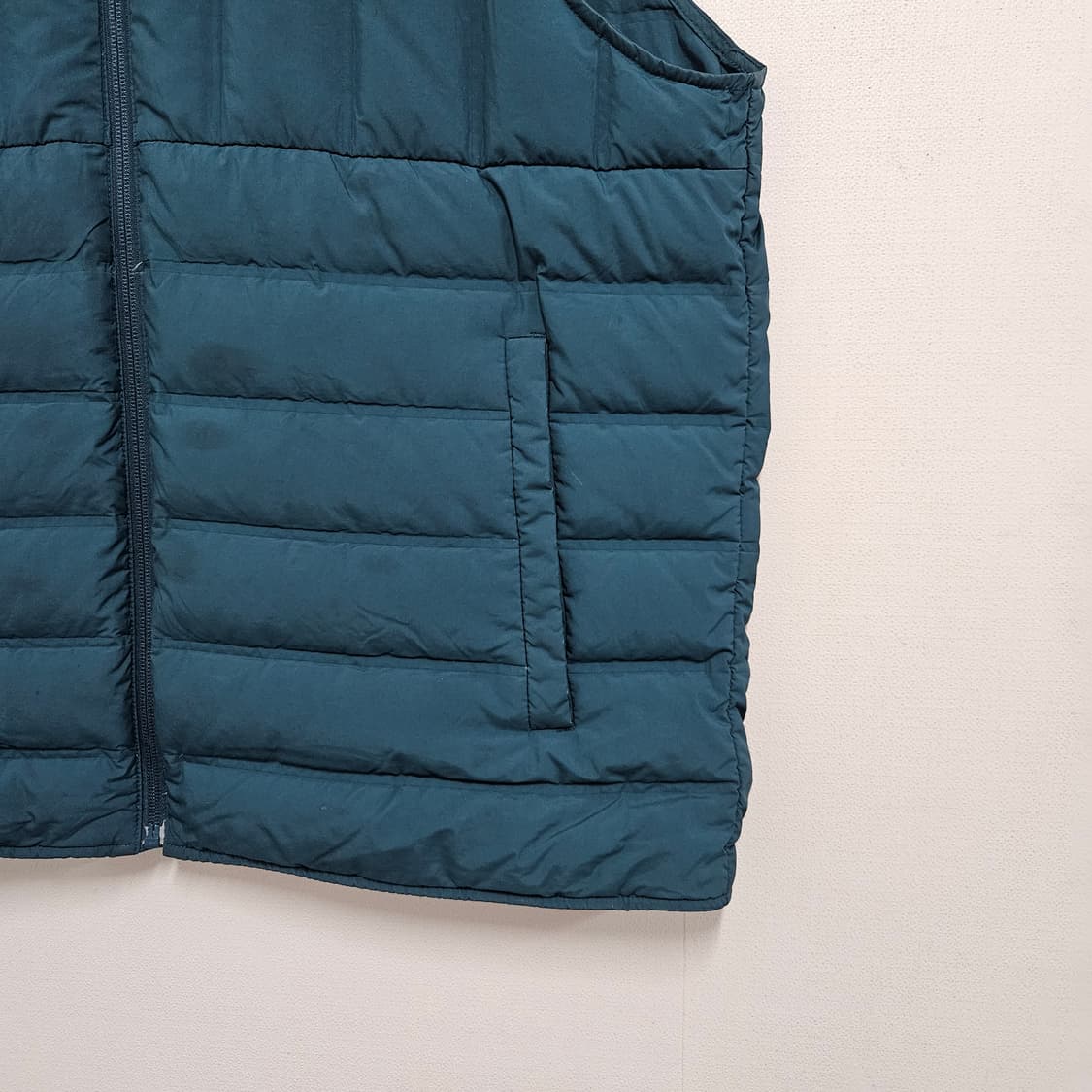 110 빈폴스포츠 덕다운 블루 경량 패딩조끼 상품이미지6