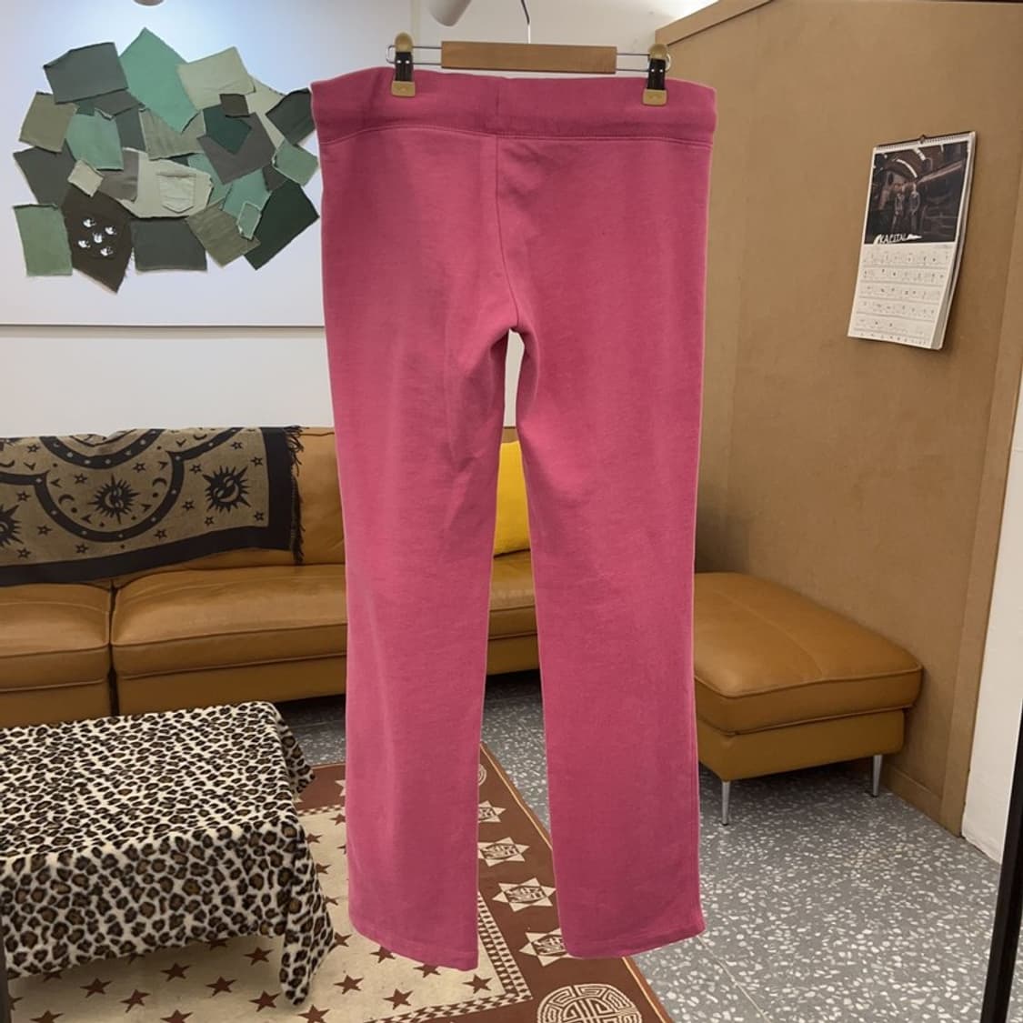 후아유 레트로 Y2K 00's 대장급 핫핑크 스웻팬츠 M C09720 상품이미지4