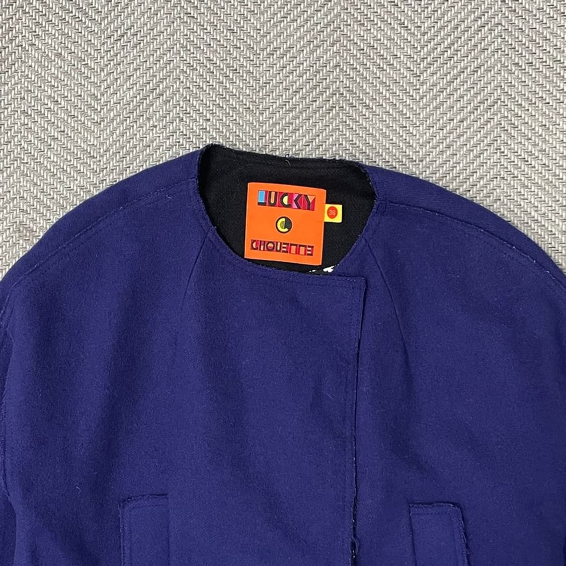 럭키슈에뜨 울 플레어 코트 v0030 상품이미지7