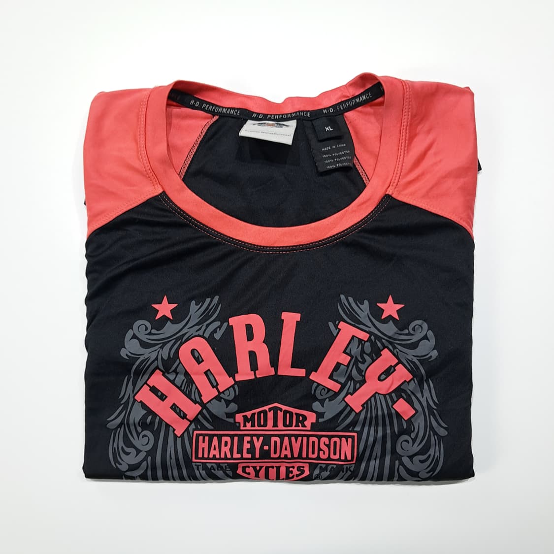 CL759 XL 할리데이비슨 윙로고 래글런 퍼포먼스 티셔츠 상품이미지7