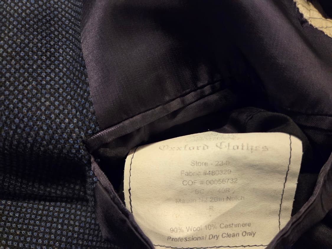 옥스포드 클로스 미국식 스포츠코트 상품이미지6