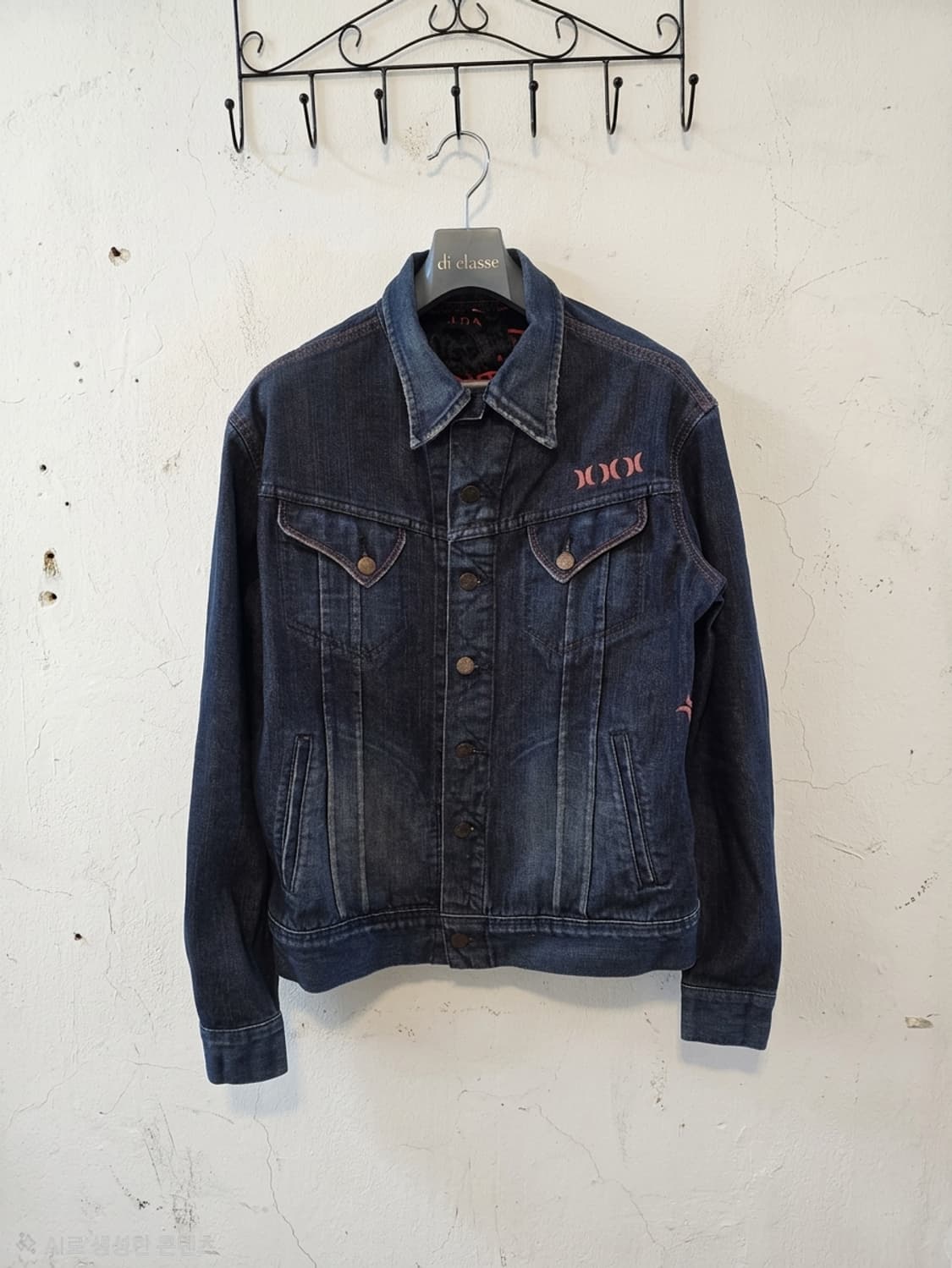 Lee x Hurley 콜라보 페이즐리 안감 데님 트러커 자켓 L 상품이미지1