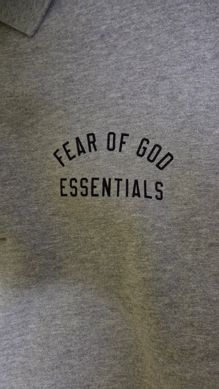 Essentials(에센셜) 카라 스웨트셔츠 회색 상품이미지5