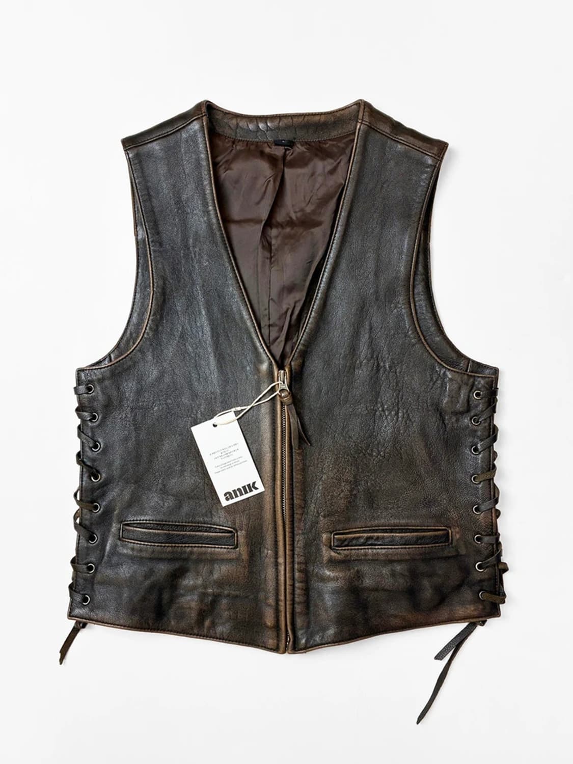 Selectede 90's 소가죽 코르셋 웨스턴 베스트 PN5528 상품이미지1