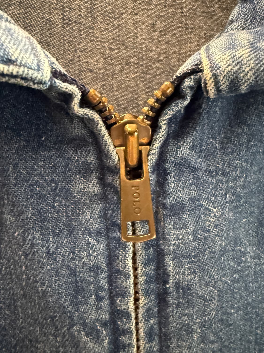 폴로 랄프로렌 데님 블루종 L(2XL) 상품이미지5