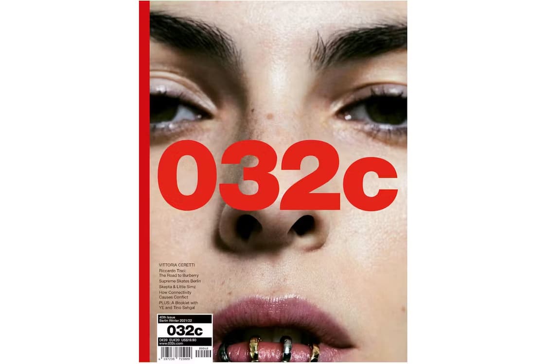 032c 비토리아 세레티 커버 카녜이 웨스트 예 북렛 매거진 상품이미지1