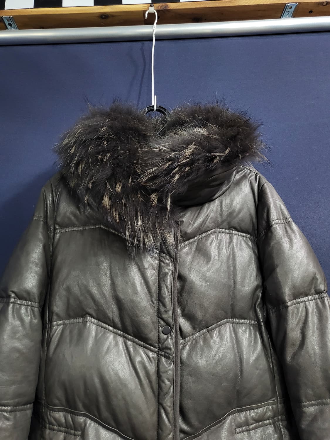 샤트렌 덕다운 모피 양가죽 패딩 상품이미지2