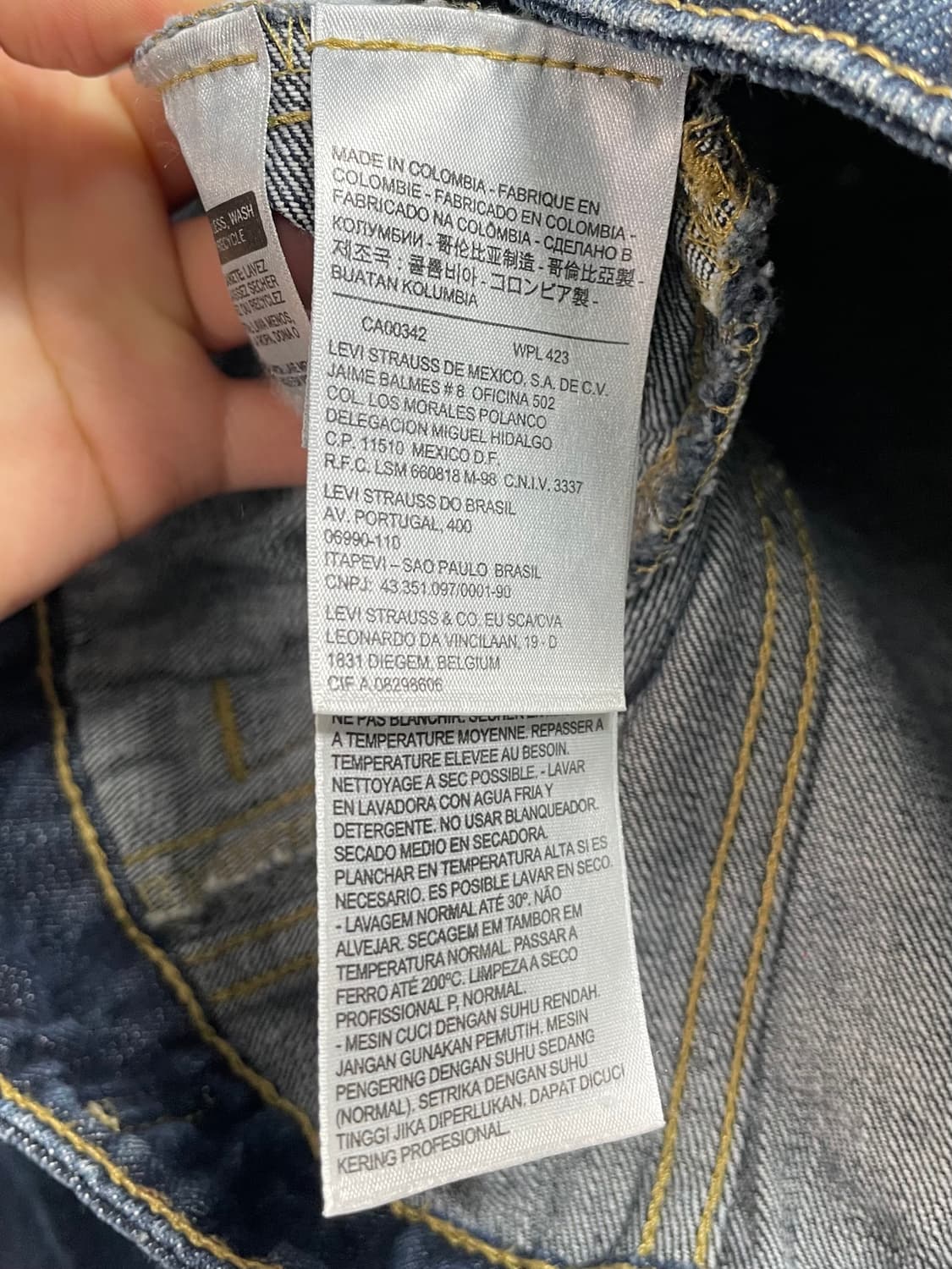 리바이스 우먼스 진청 데님자켓 (on.617)   상품이미지6