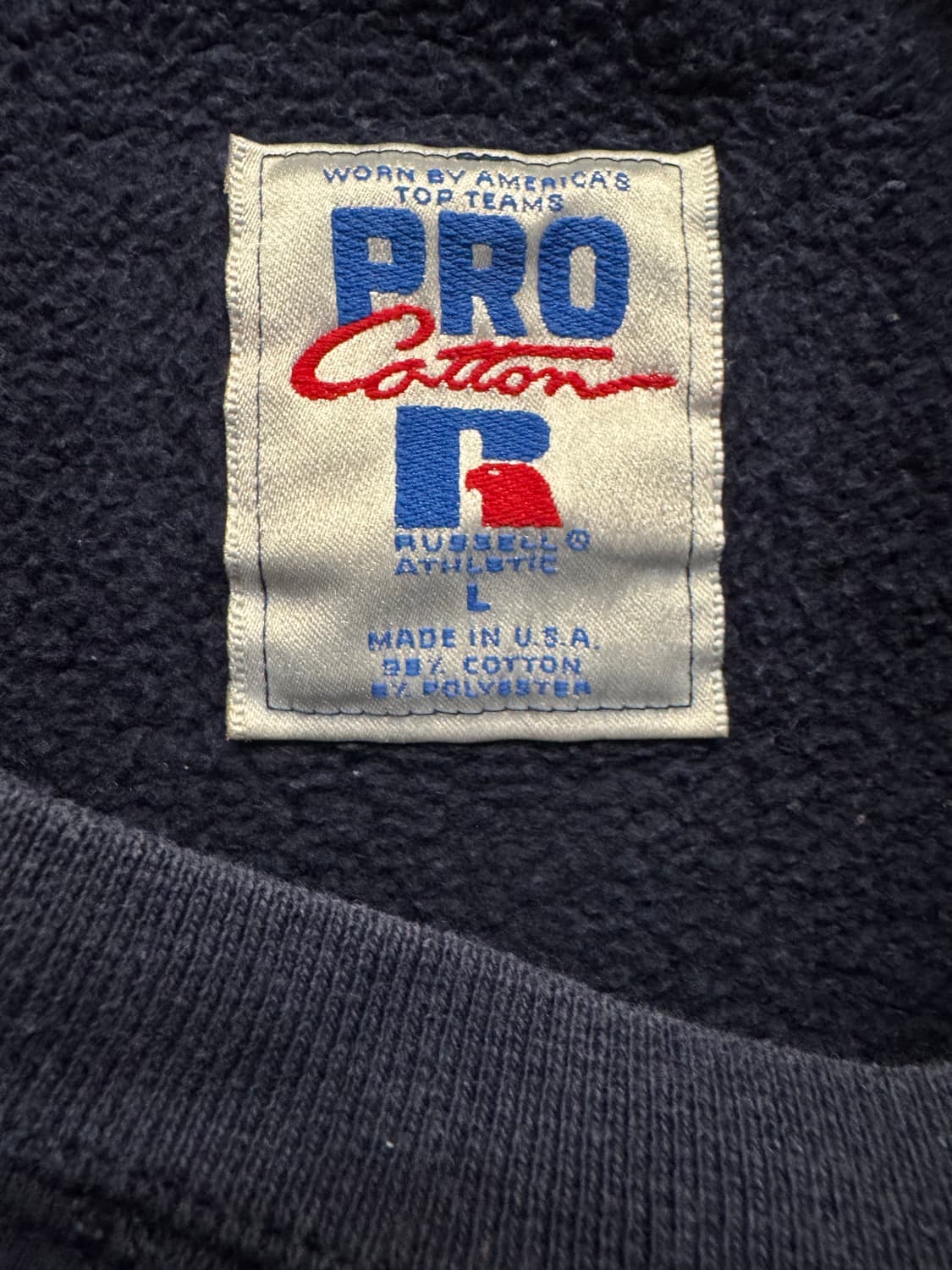 90s 러셀 프로코튼 스웻셔츠 상품이미지3