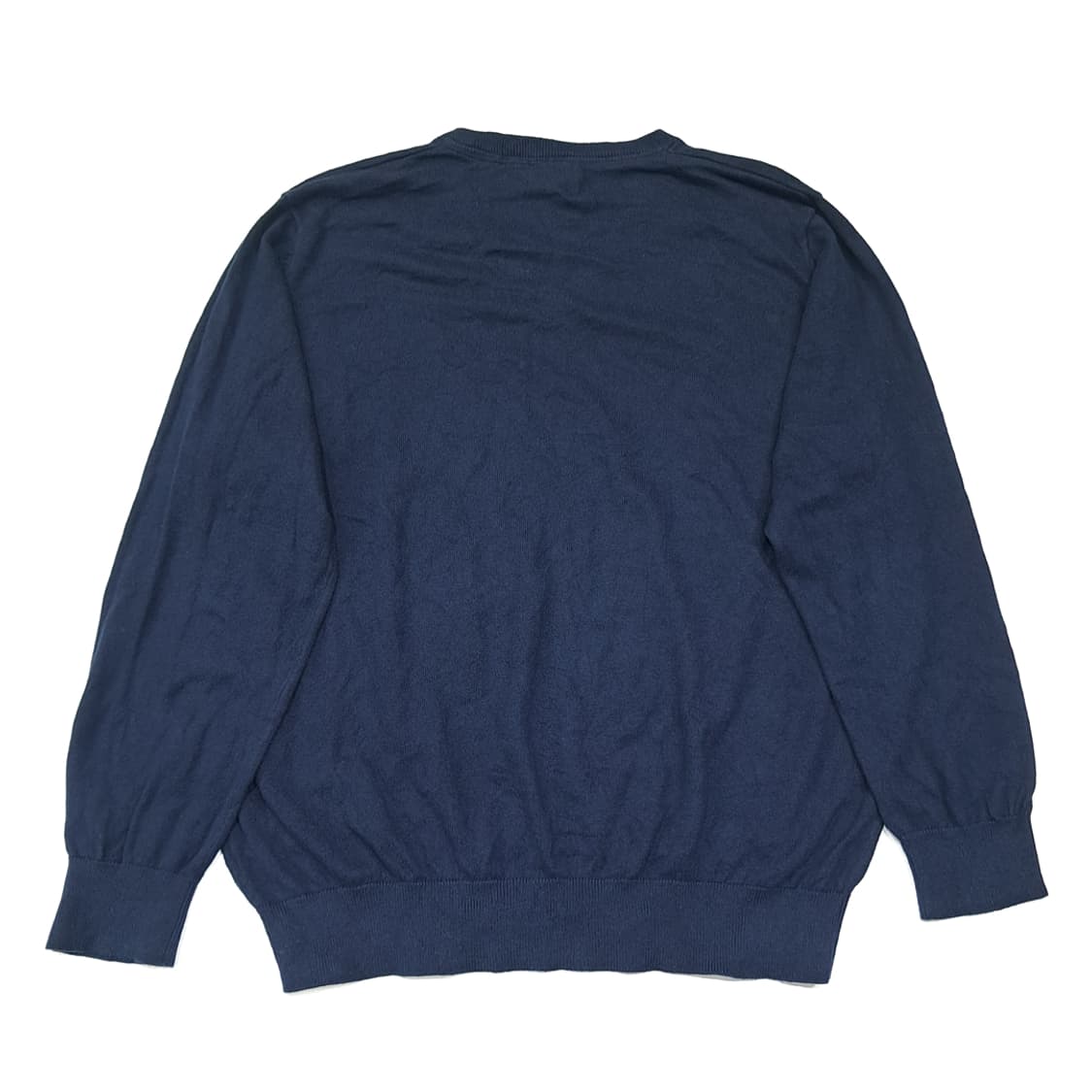 CL033 엘엘빈 캐시미어혼방 네이비 브이넥 니트 스웨터 상품이미지6