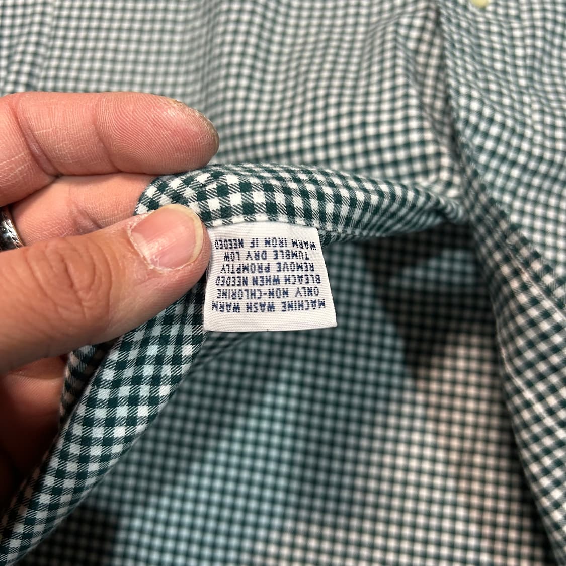 [L] 폴로 랄프로렌 자수 로고 체크셔츠 상품이미지5