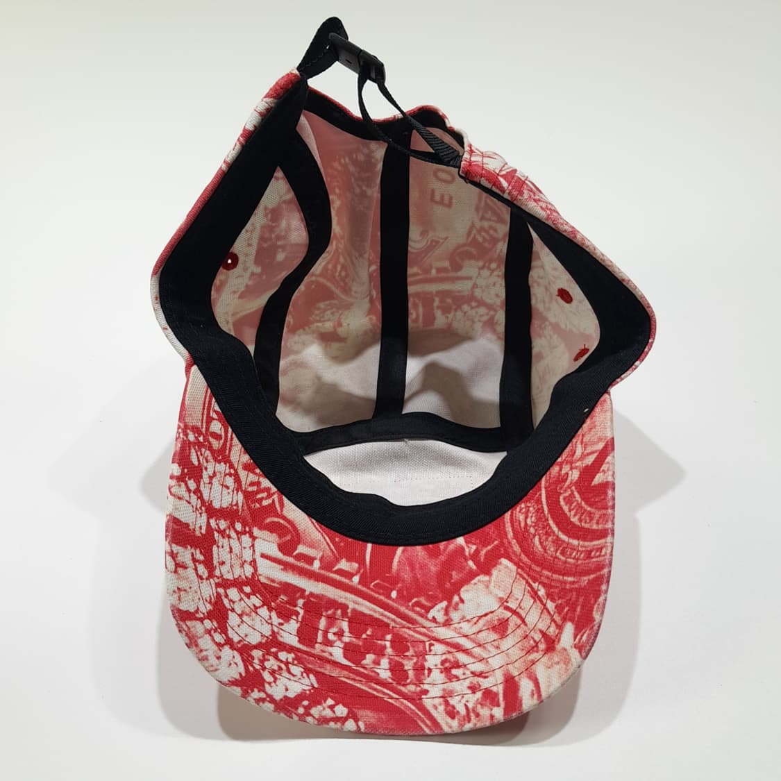 CL738 슈프림 워시드 레드 블링 캠프캡 모자 상품이미지7