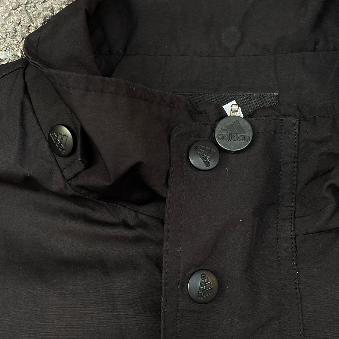 90s 아디다스 코리아 올드스쿨 바람막이 백로고 트랙자켓 XL 상품이미지3