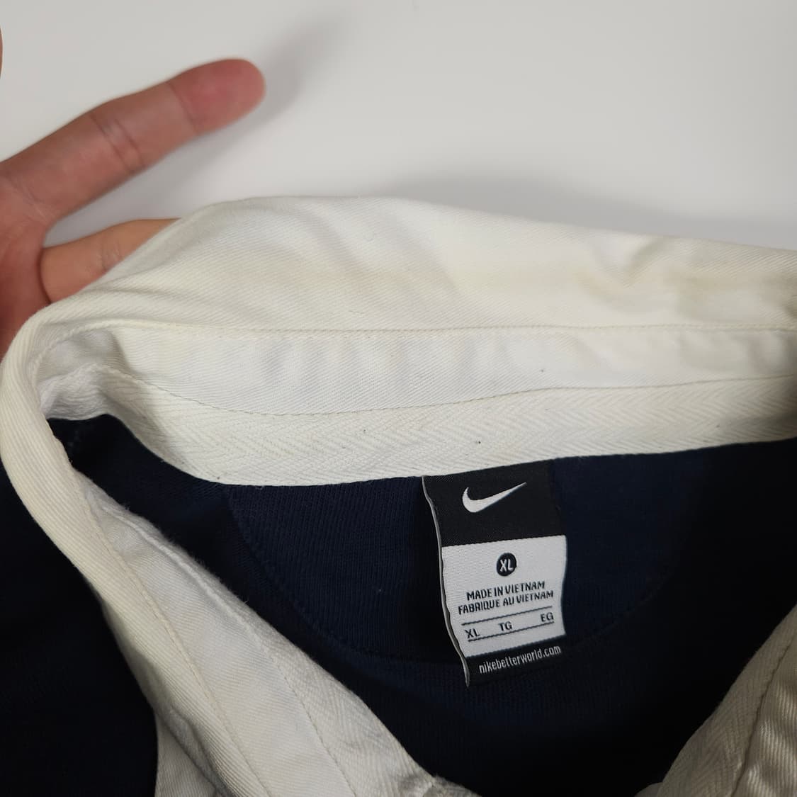 나이키 스우시 네이비 럭비티  상품이미지4