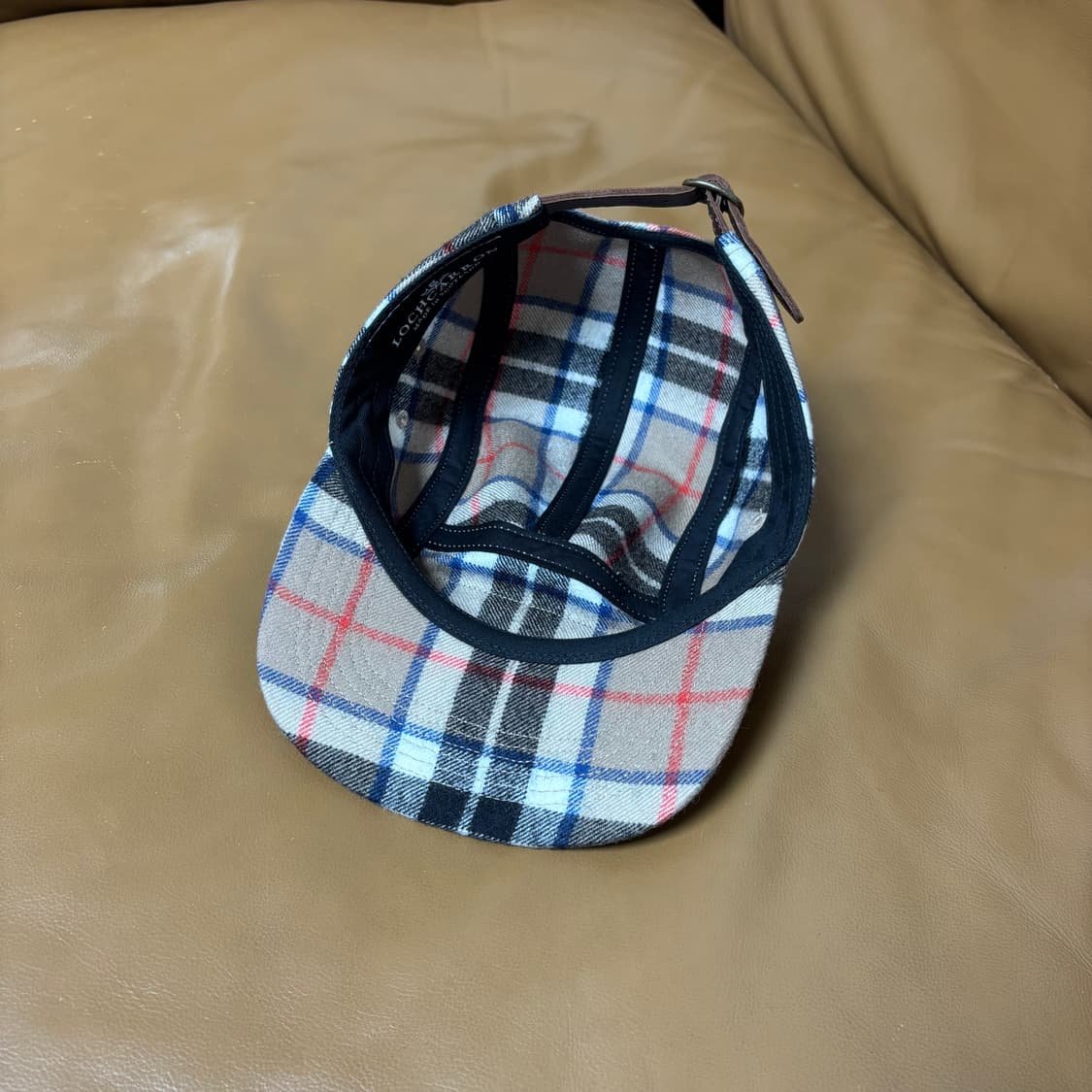 슈프림 캠프캡 모자 박스로고 버버리 체크 상품이미지6
