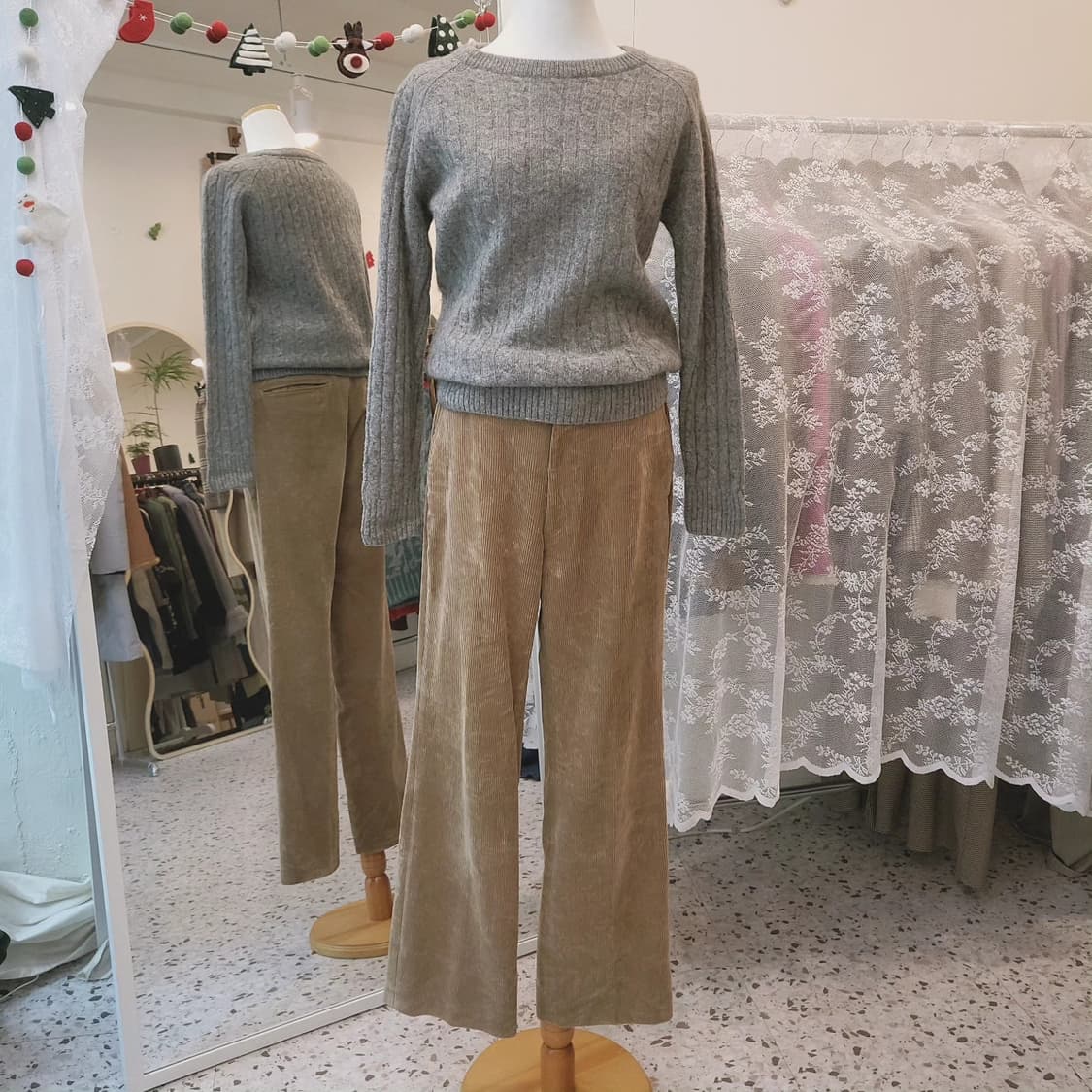 세미부츠컷 코듀로이 팬츠(Japan made) 상품이미지1