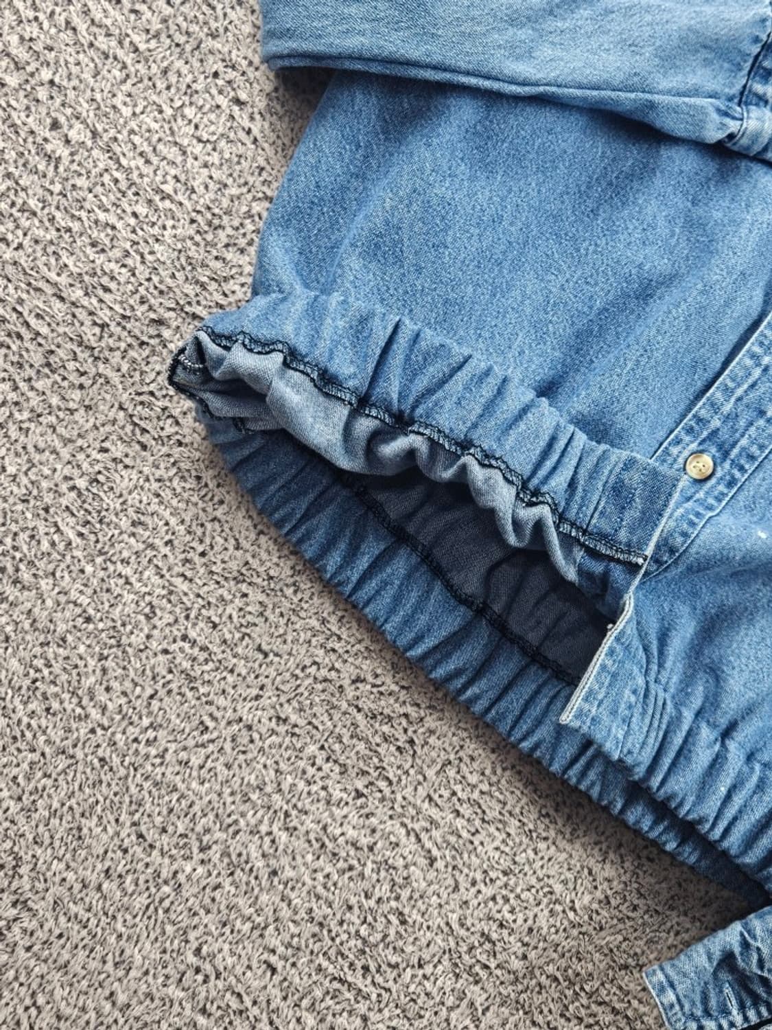 CINTAS 크롭 밴딩 커스텀 데님 셔츠 ( XL ) / 11636 상품이미지10