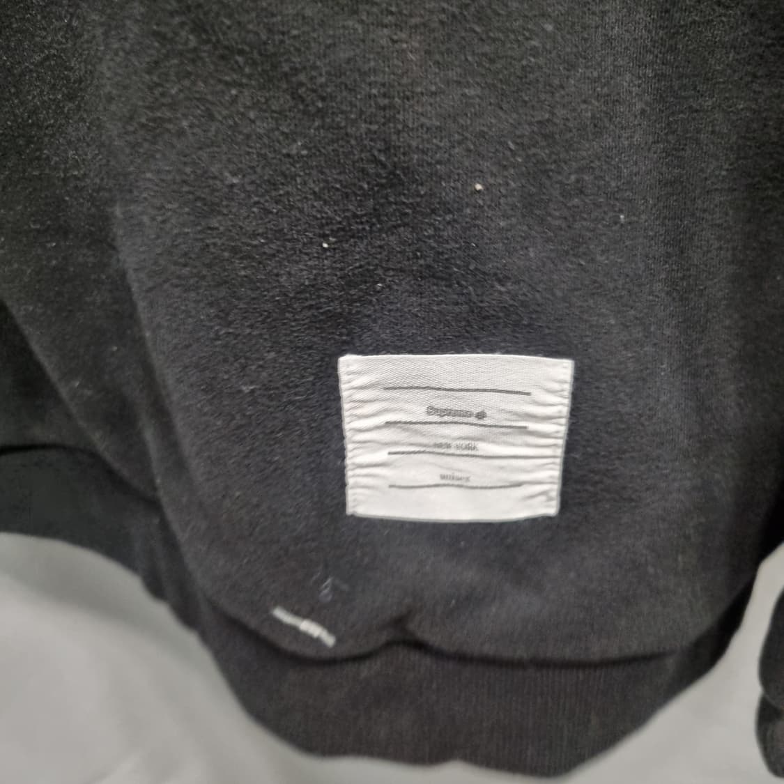 슈프림 블랙 박스 로고 맨투맨 상품이미지3