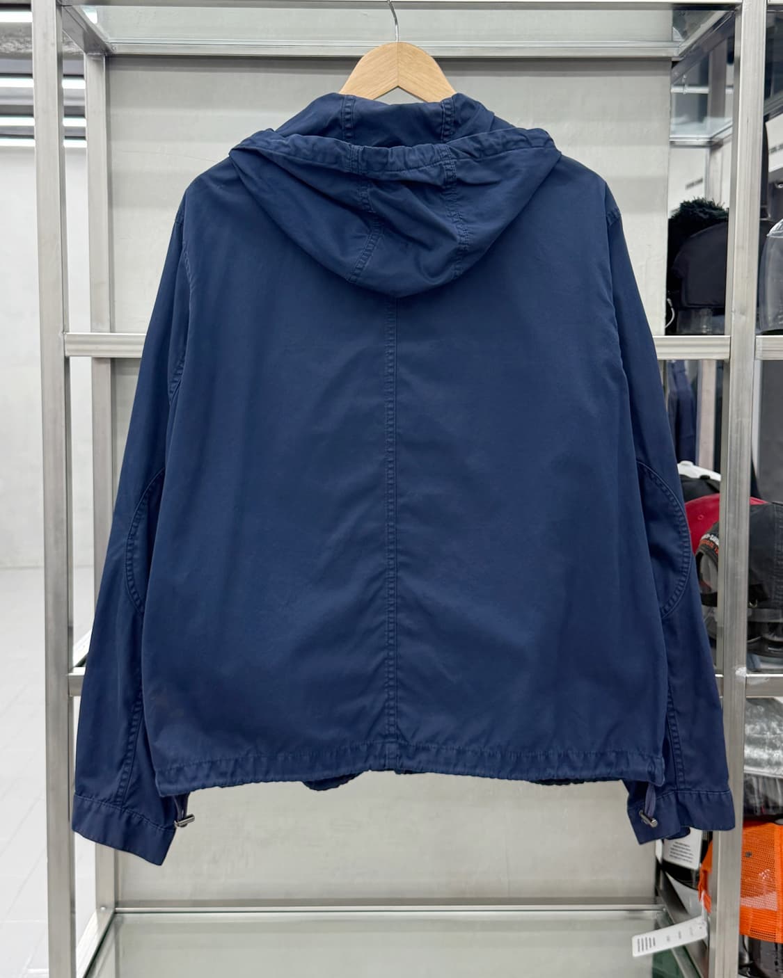 폴로 랄프로렌 00s 코튼쉘 네이비 후드 자켓 상품이미지2