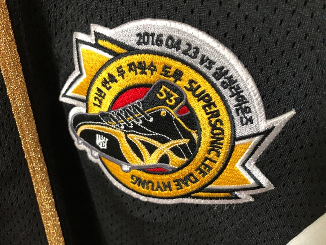 KBO KT위즈 #53 이대형 플레이어유니폼/슈퍼소닉 95 한정모델 상품이미지7