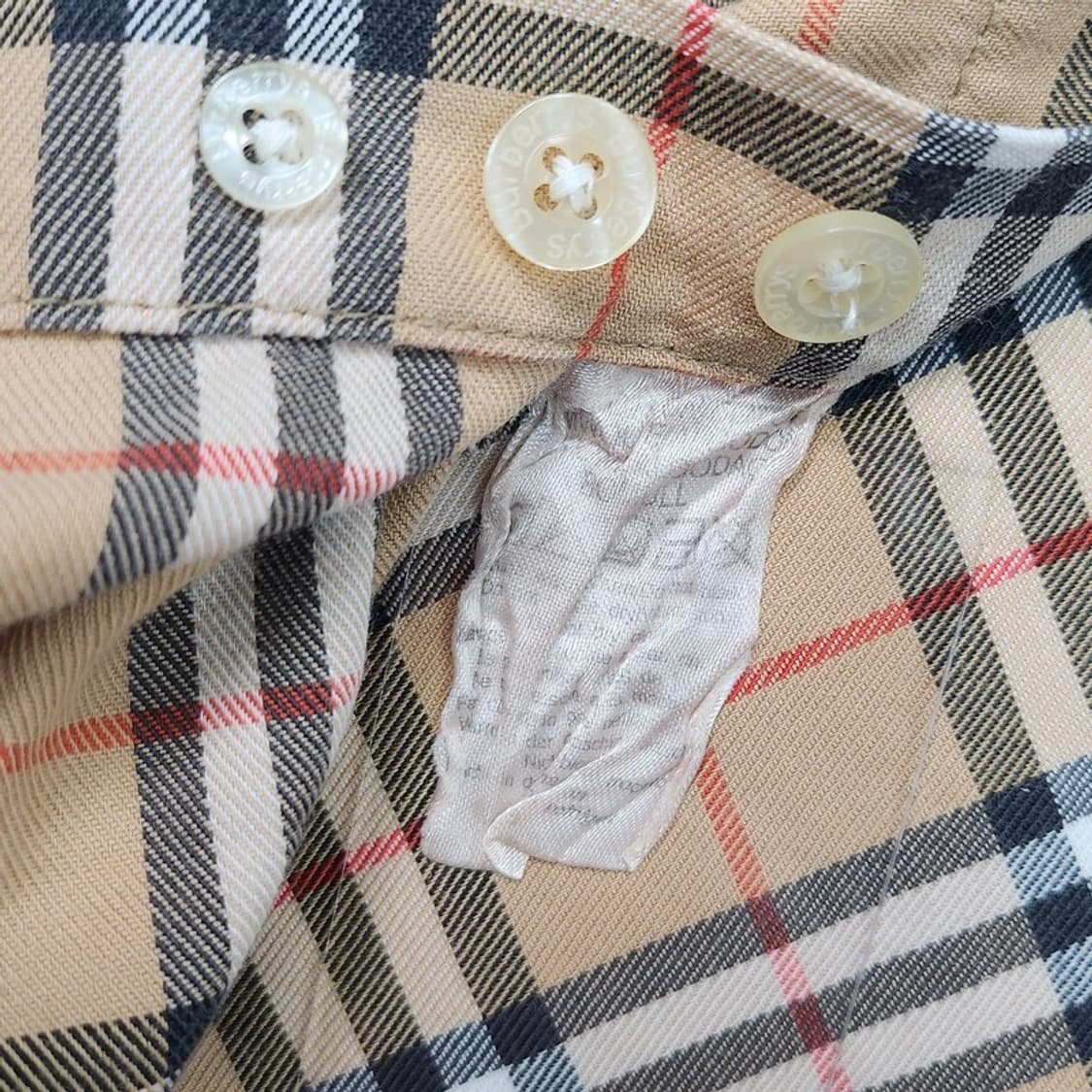 BURBERRYS 체크 셔츠 Men M 상품이미지6