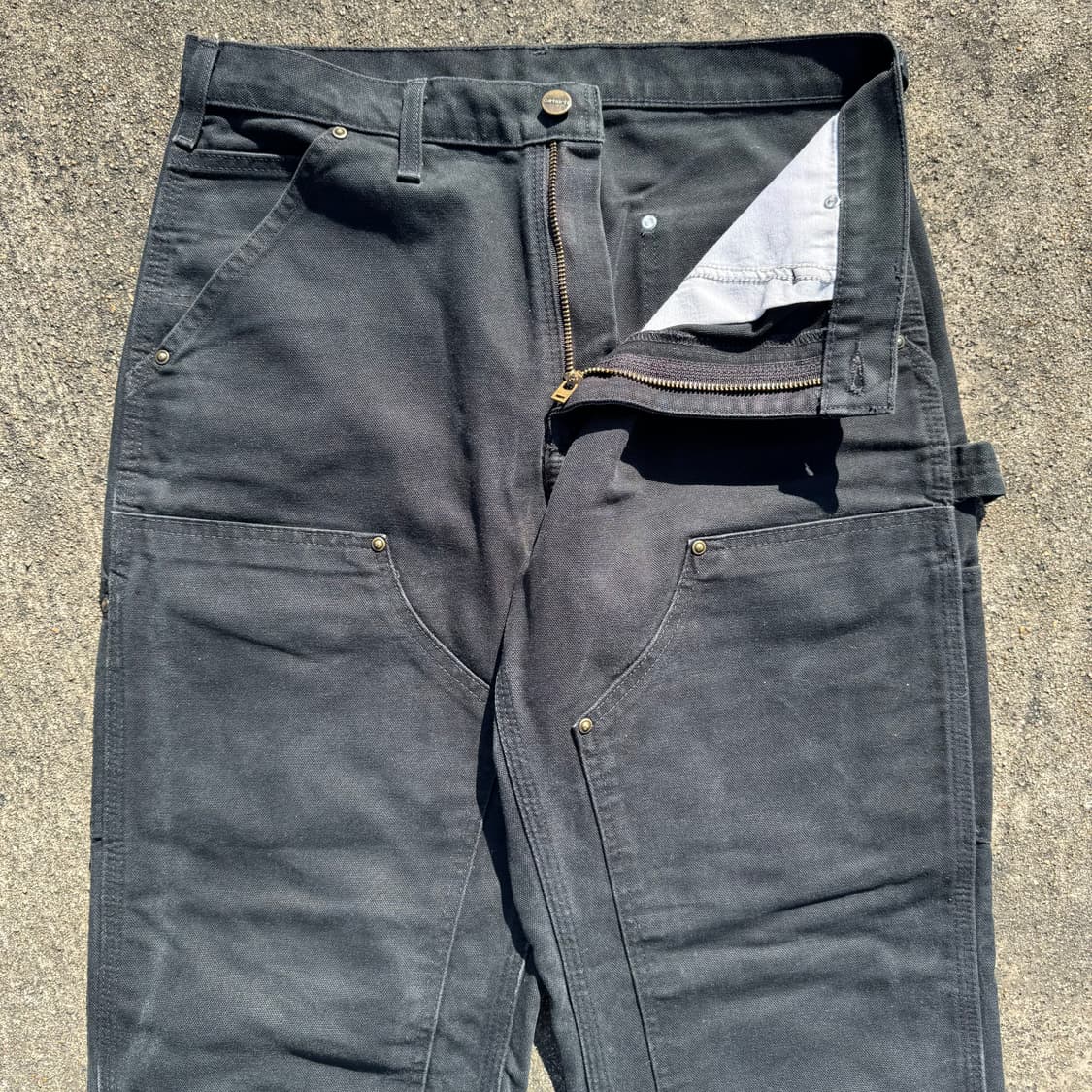 [31] Carhartt 칼하트 블랙 더블니 팬츠 상품이미지3