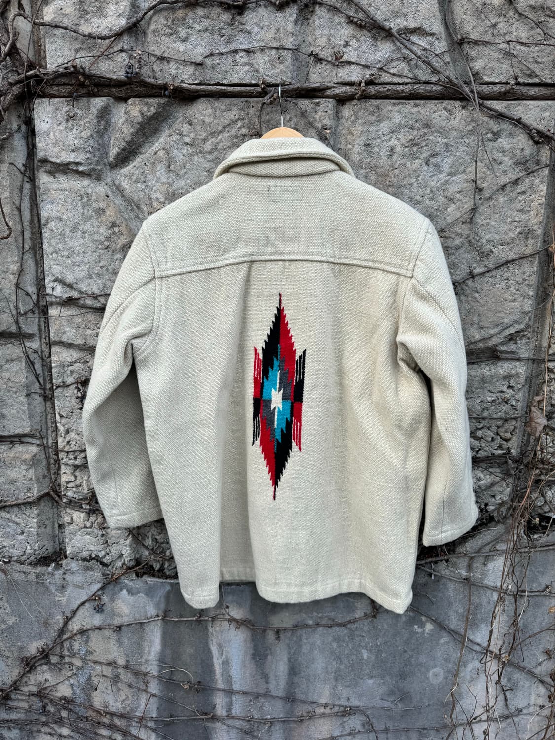 옥토퍼스 아미 빈티지 오르테가 치마요 자켓 네이티브 무늬 웨스턴 코트 상품이미지2