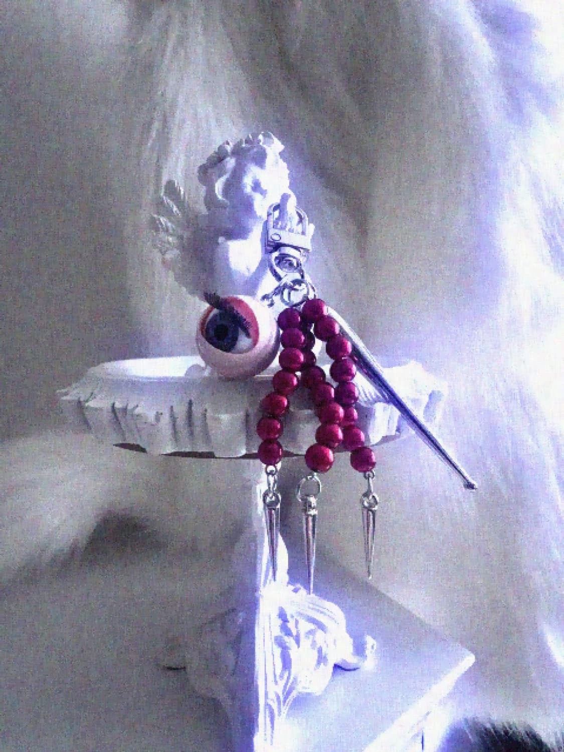 punky eye keyring red 상품이미지4