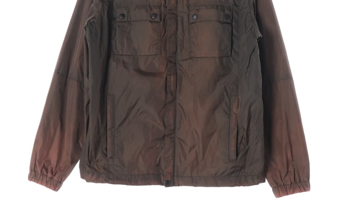 라코스테 메탈릭 브라운 나일론 필드 자켓 52 상품이미지5